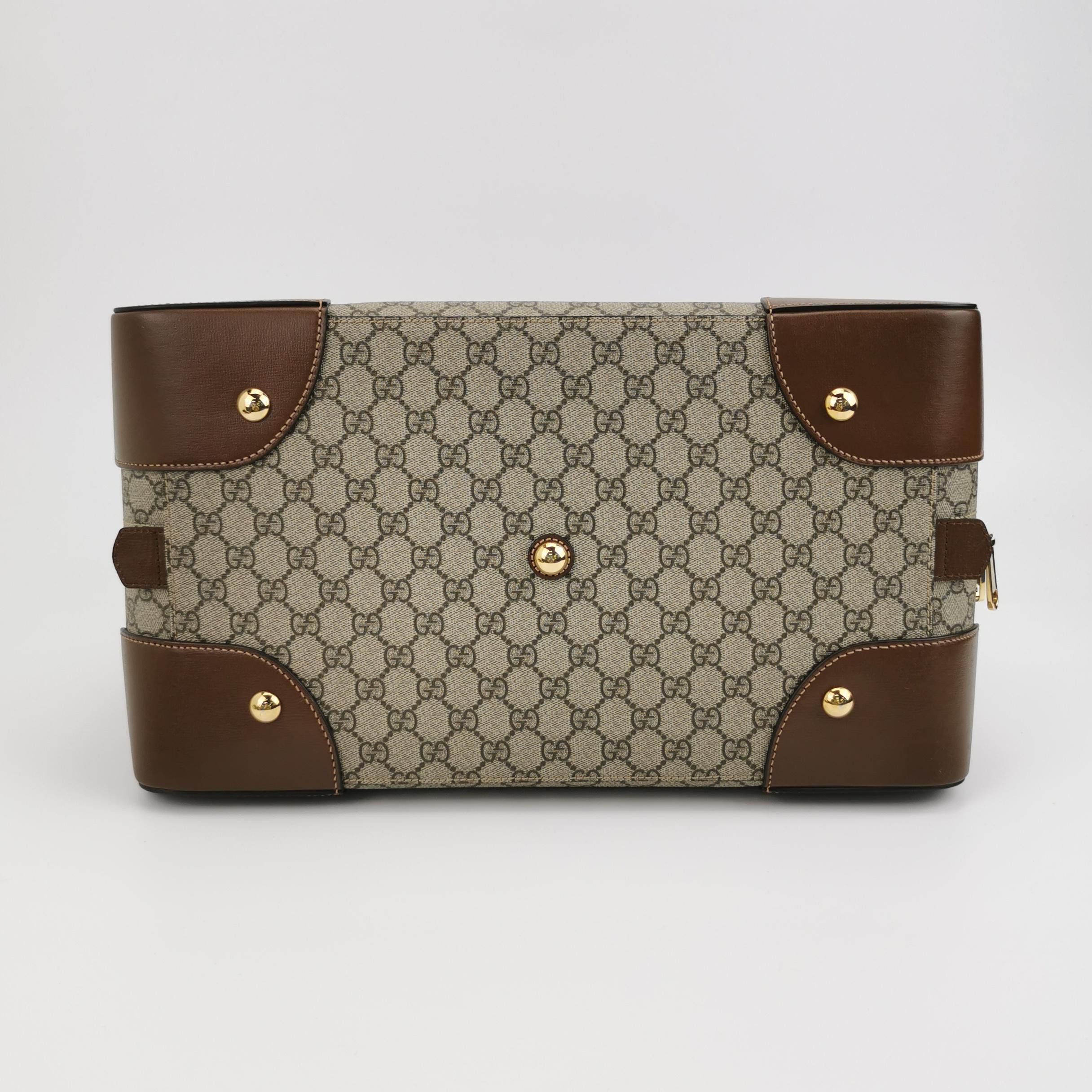 Gucci Gucci GG Supreme Monogram Duffle Bag ONE SIZE Size ONE SIZE - 6 Thumbnail
