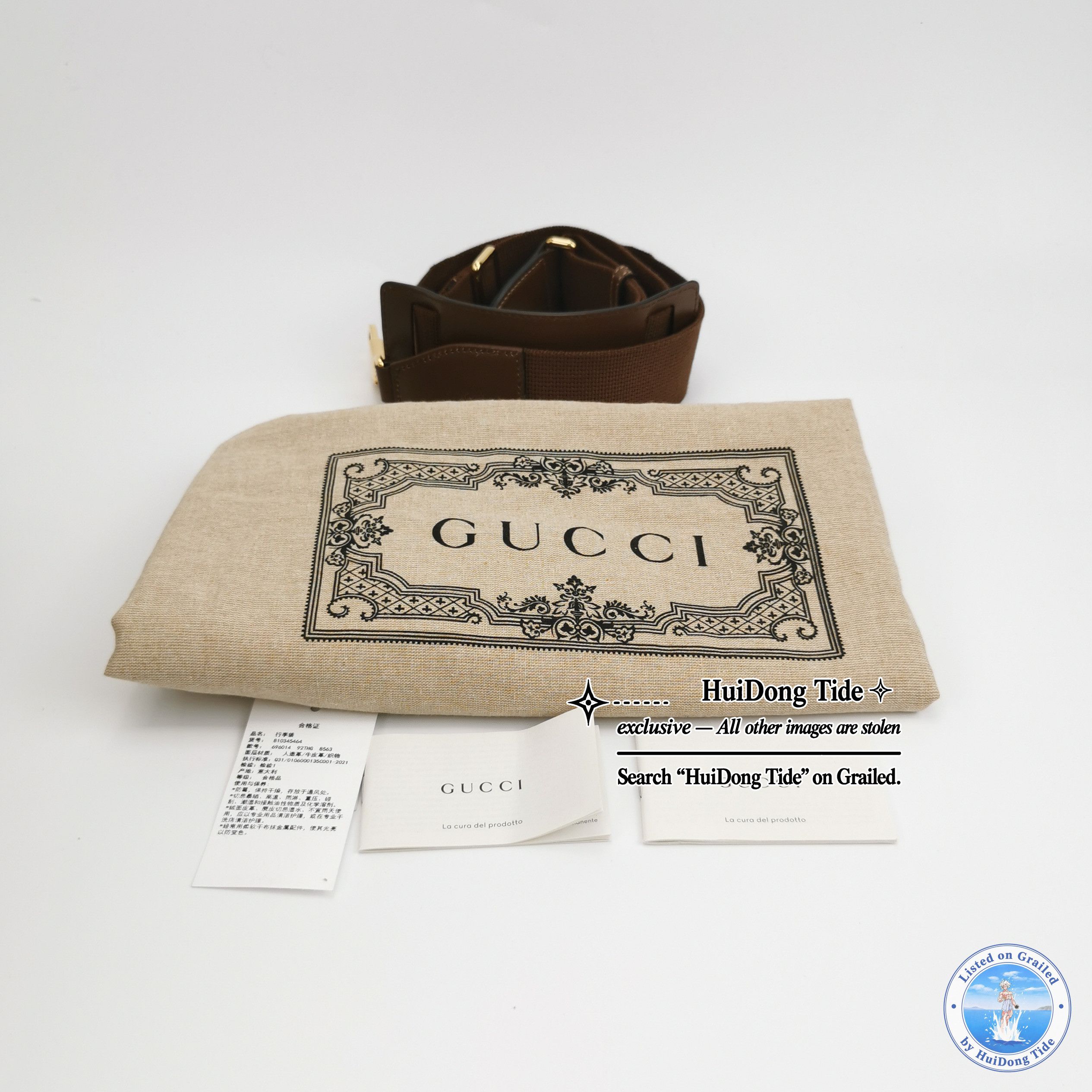Gucci Gucci GG Supreme Monogram Duffle Bag ONE SIZE Size ONE SIZE - 9 Thumbnail