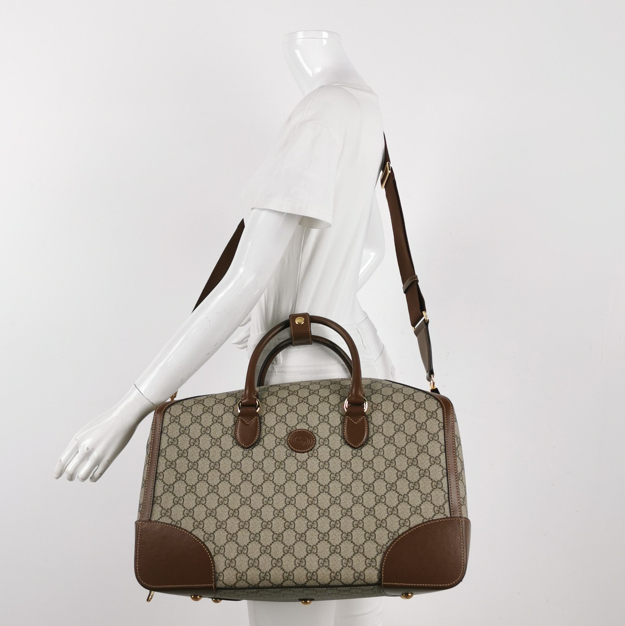 Gucci Gucci GG Supreme Monogram Duffle Bag ONE SIZE Size ONE SIZE - 2 Thumbnail