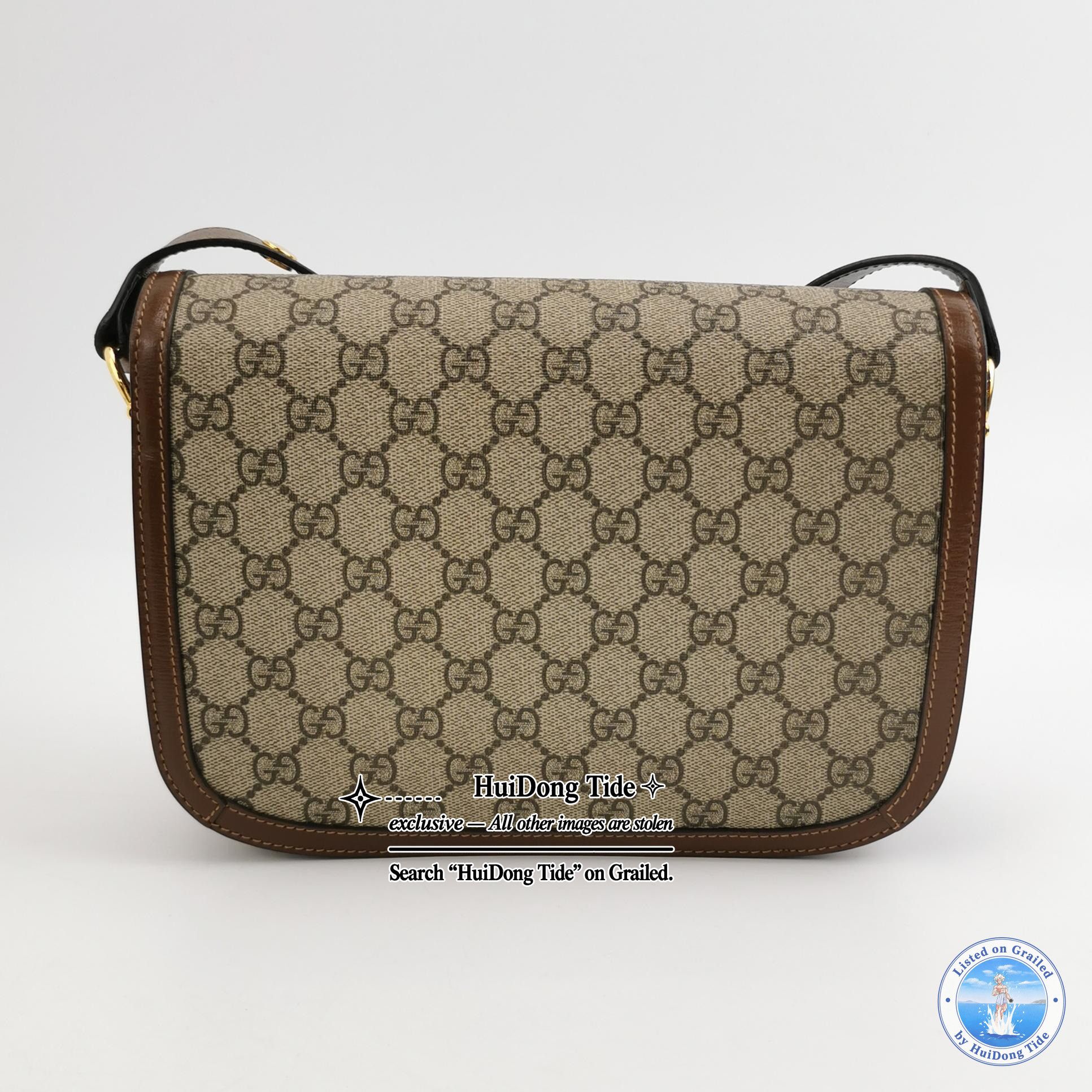 Gucci Gucci 1955 Horsebit GG Supreme Shoulder Bag Size ONE SIZE - 5 Thumbnail