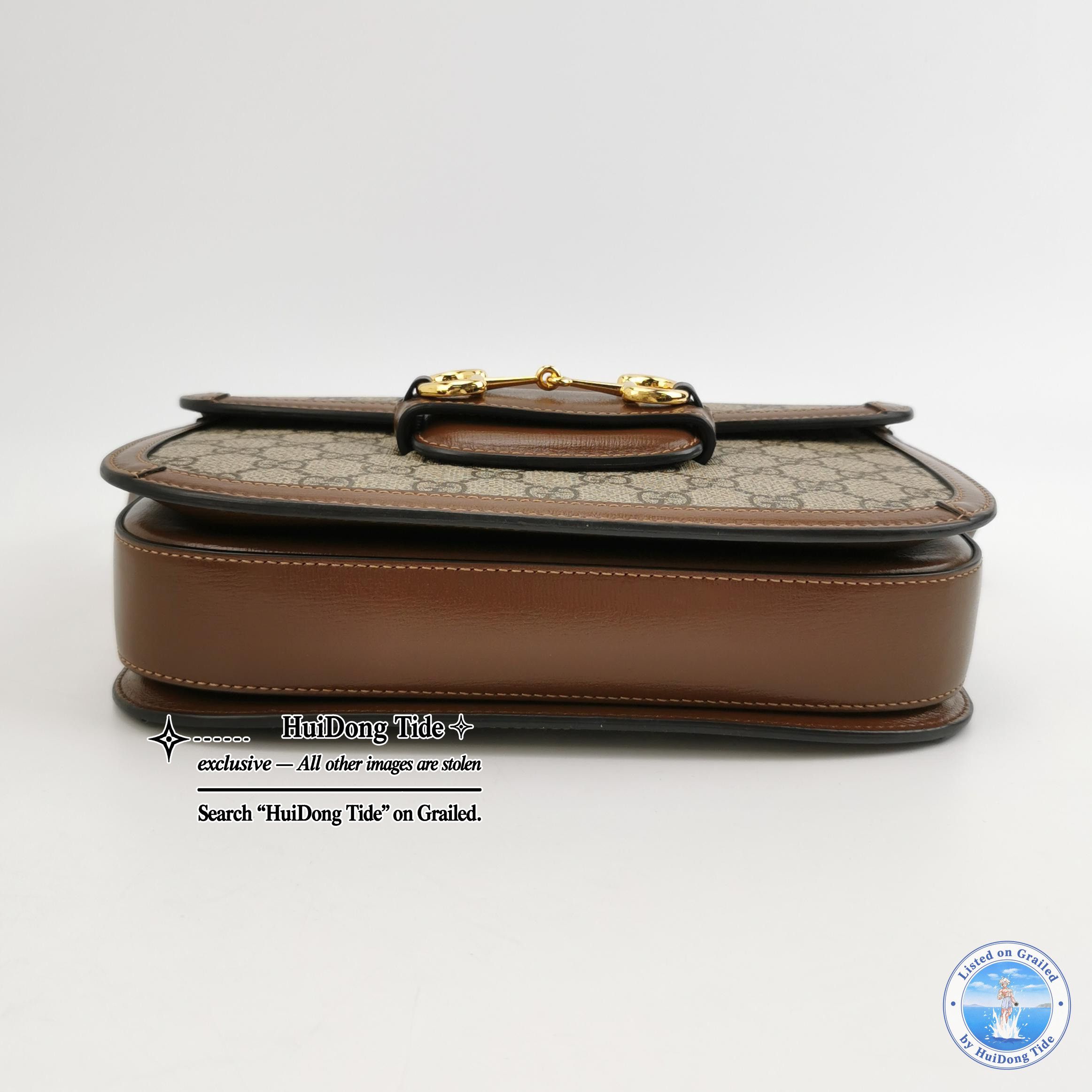 Gucci Gucci 1955 Horsebit GG Supreme Shoulder Bag Size ONE SIZE - 6 Thumbnail