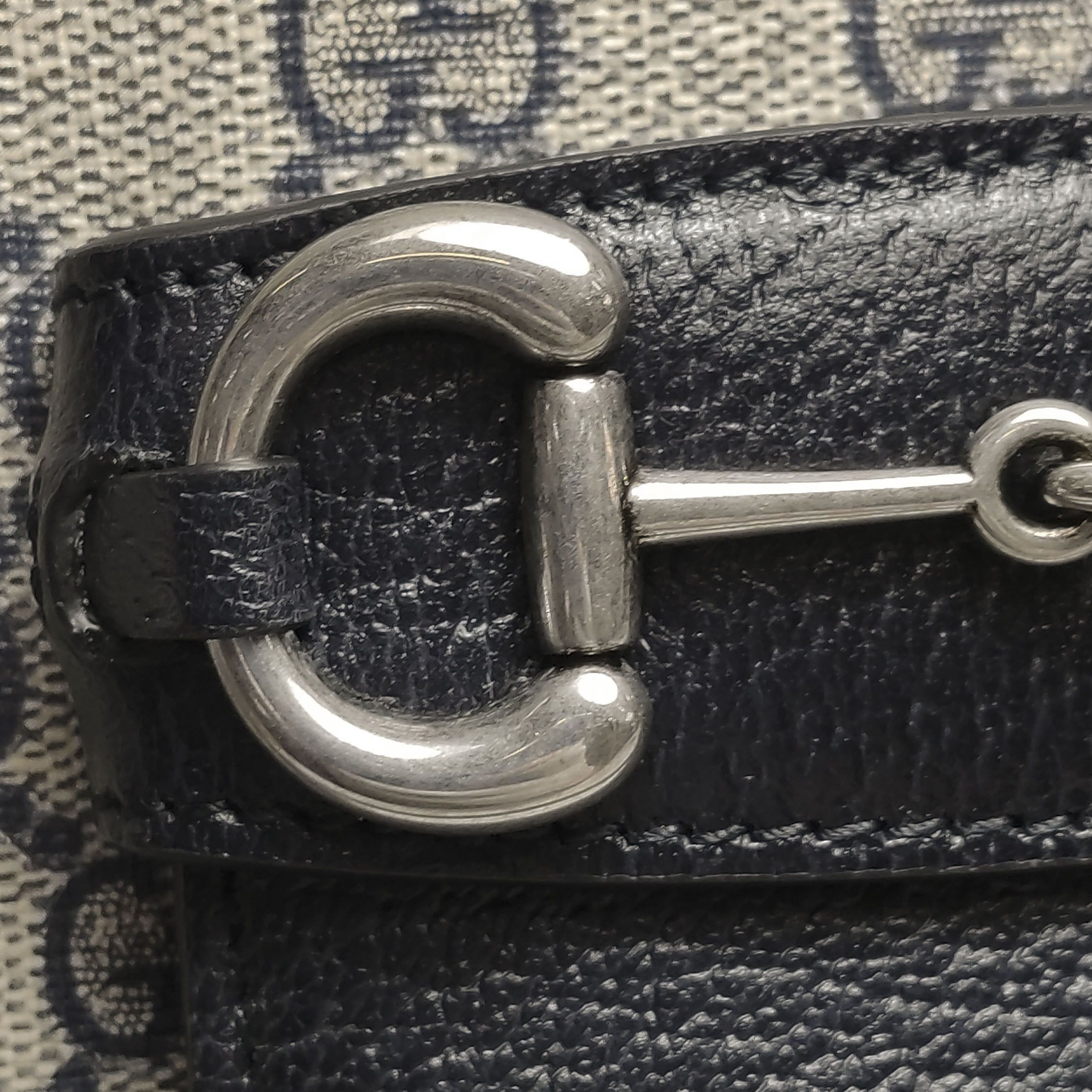 Gucci Gucci 1955 GG Supreme Horsebit Shoulder Bag Size ONE SIZE - 11 Thumbnail