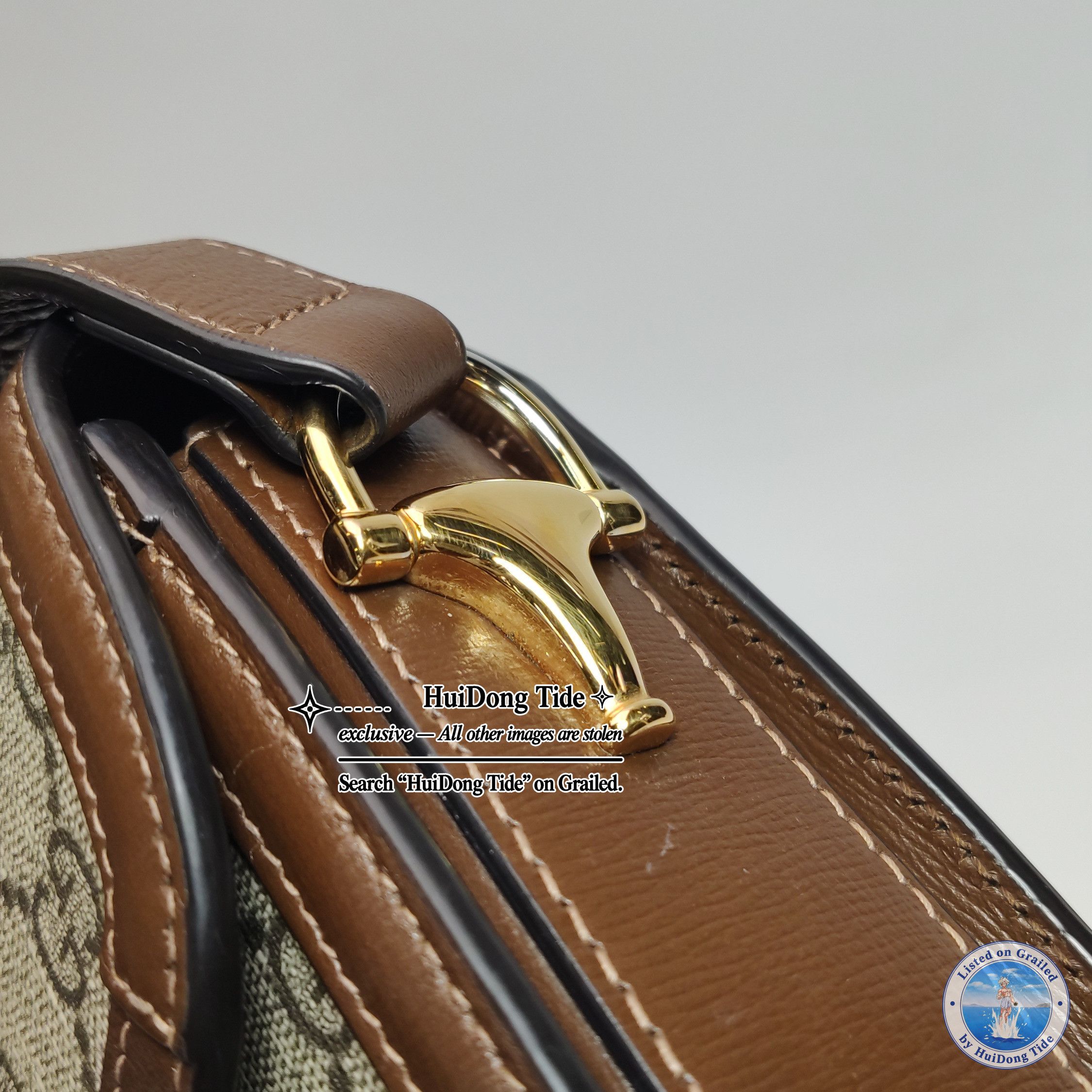 Gucci Gucci 1955 GG Supreme Horsebit Shoulder Bag Size OS Size ONE SIZE - 18 Thumbnail