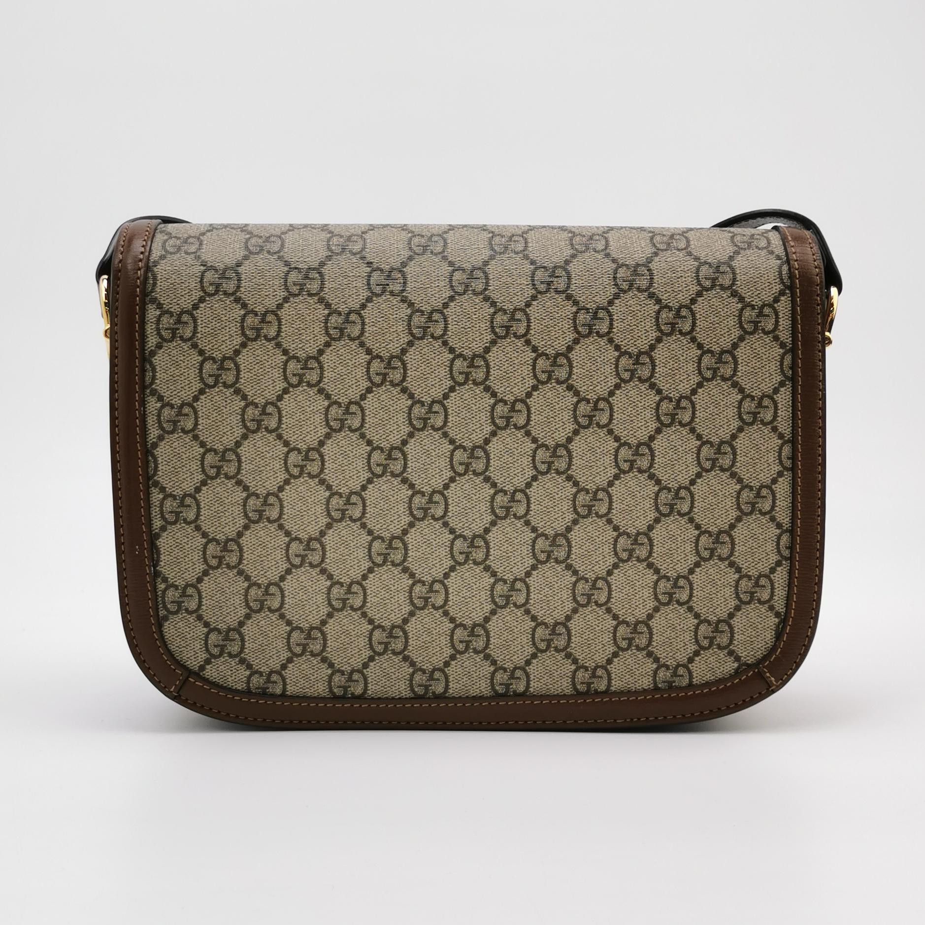 Gucci Gucci 1955 GG Supreme Horsebit Shoulder Bag Size OS Size ONE SIZE - 5 Thumbnail