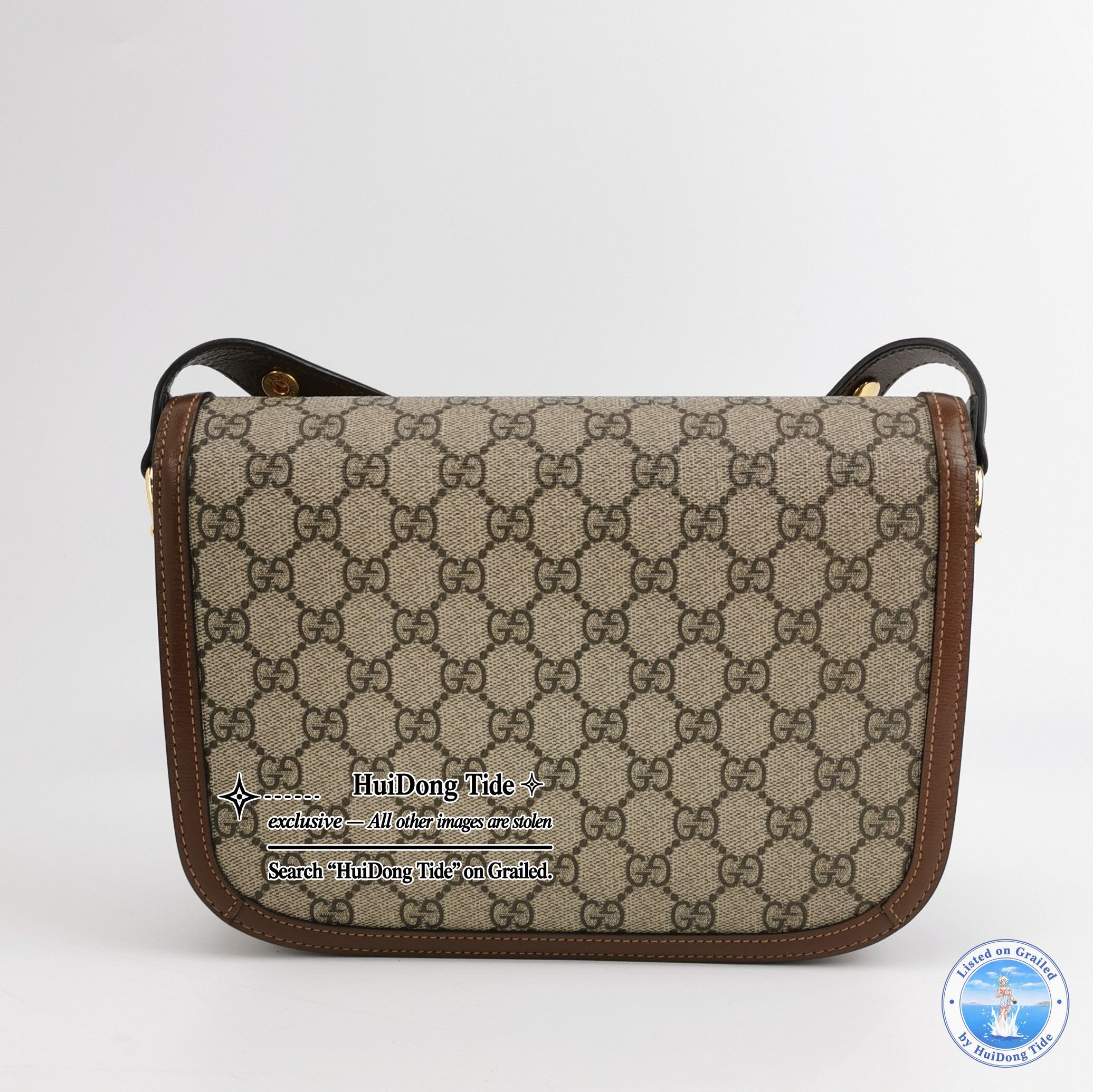 Gucci Gucci 1955 Horsebit GG Supreme Shoulder Bag Size ONE SIZE - 5 Thumbnail