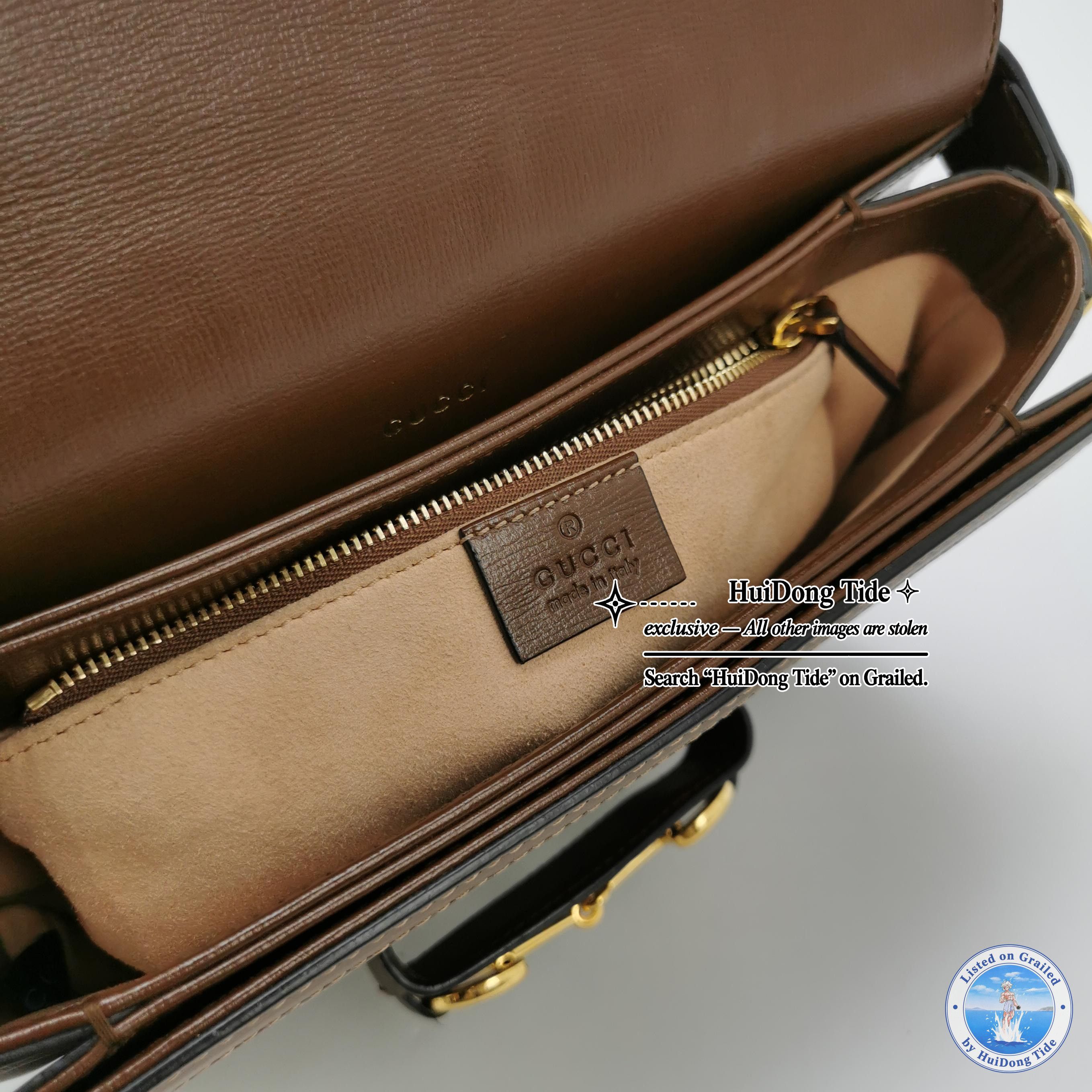Gucci Gucci 1955 Horsebit GG Supreme Shoulder Bag Size ONE SIZE - 8 Thumbnail
