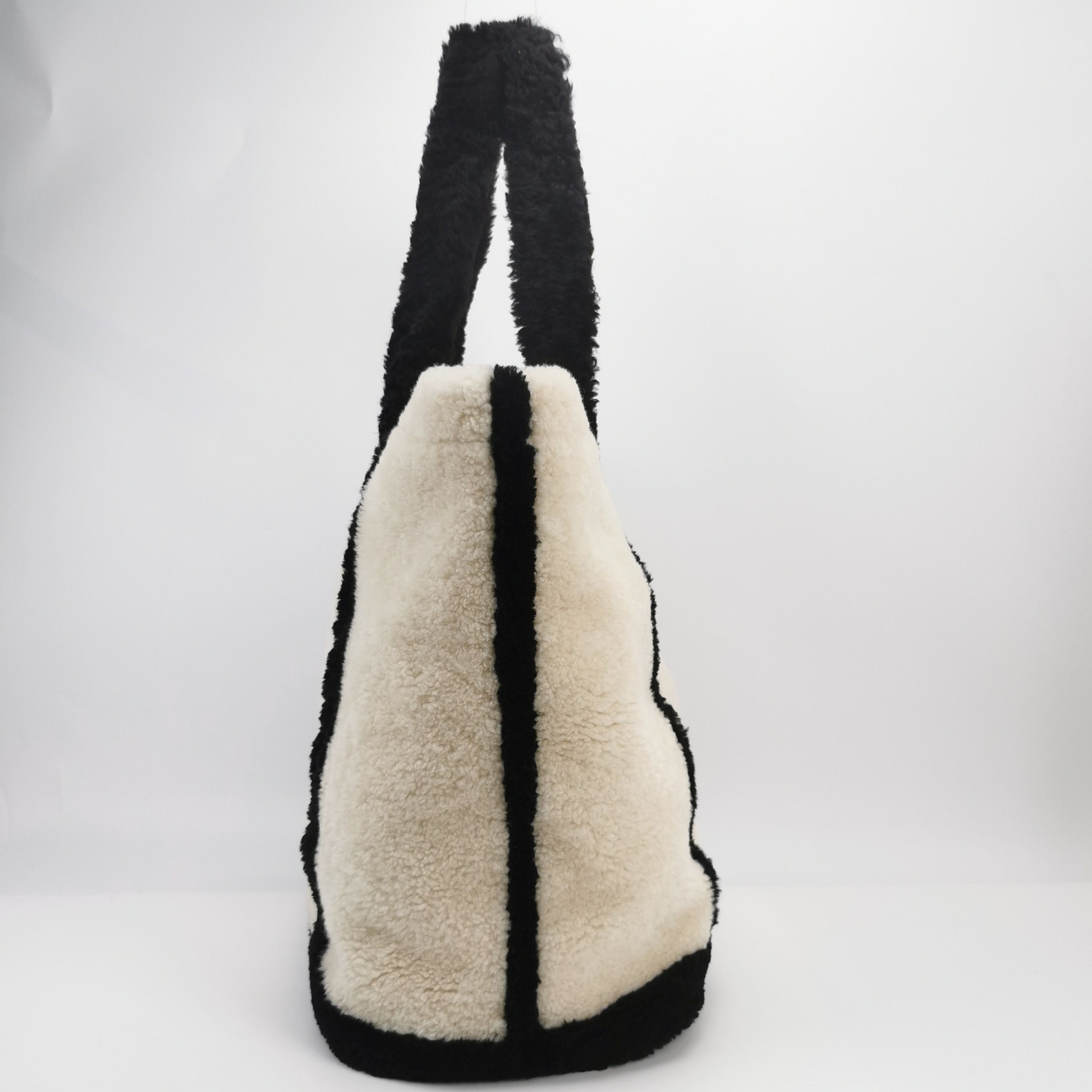 Gucci Gucci Shearling Interlocking G Tote Bag Size ONE SIZE - 3 Thumbnail