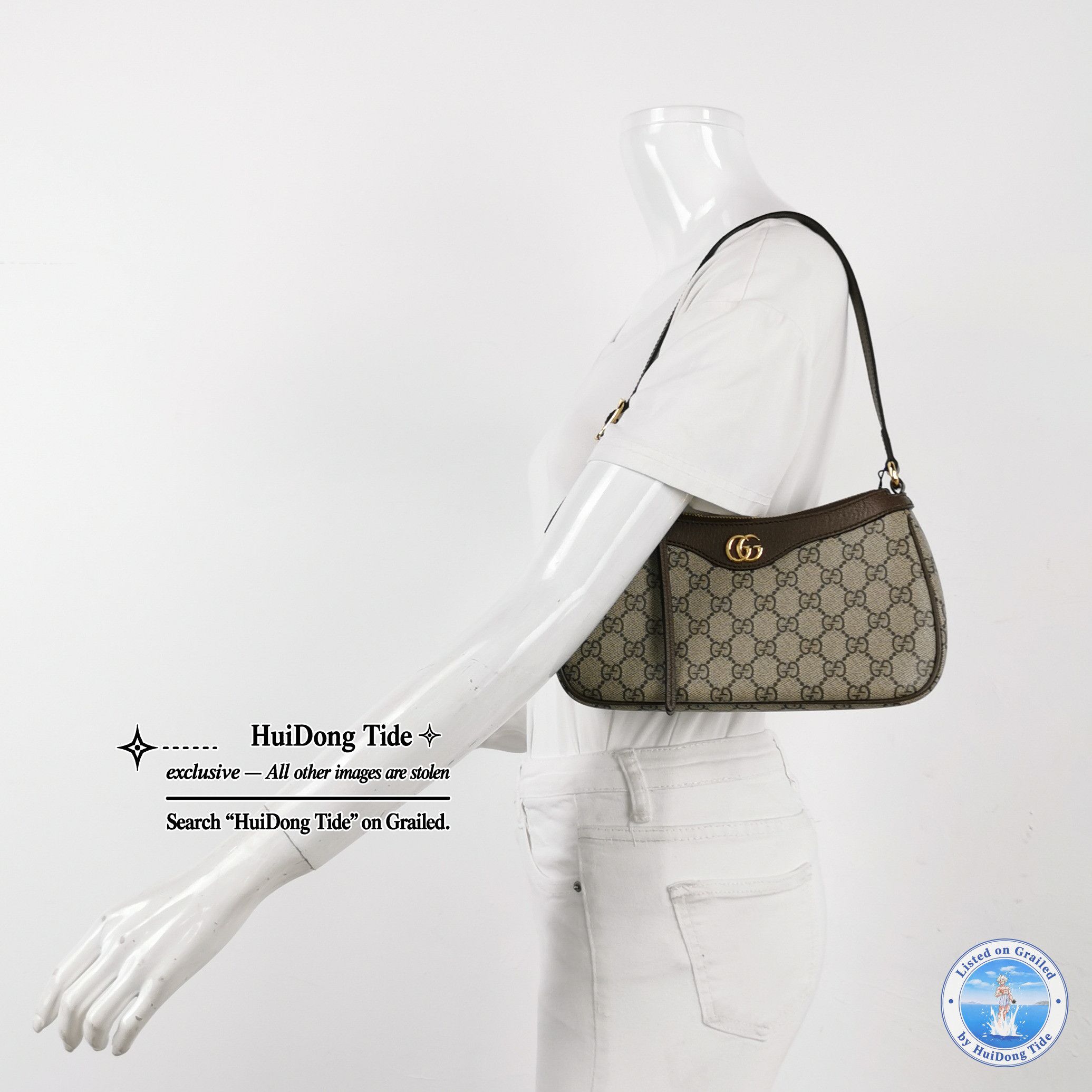 Gucci Gucci Ophidia GG Supreme Shoulder Bag One Size Size ONE SIZE - 2 Thumbnail