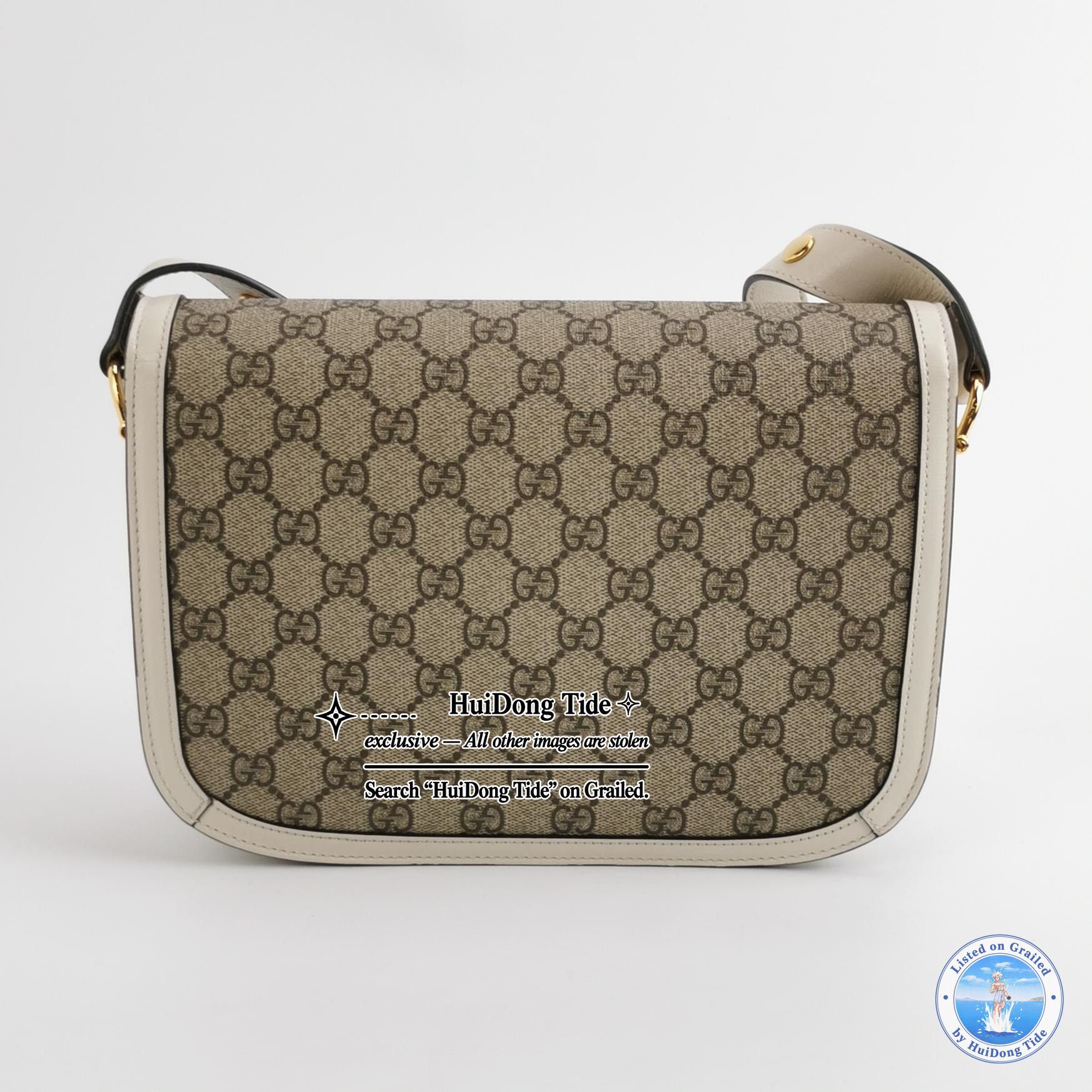 Gucci Gucci 1955 GG Supreme Canvas Shoulder Bag Size Small Size ONE SIZE - 5 Thumbnail