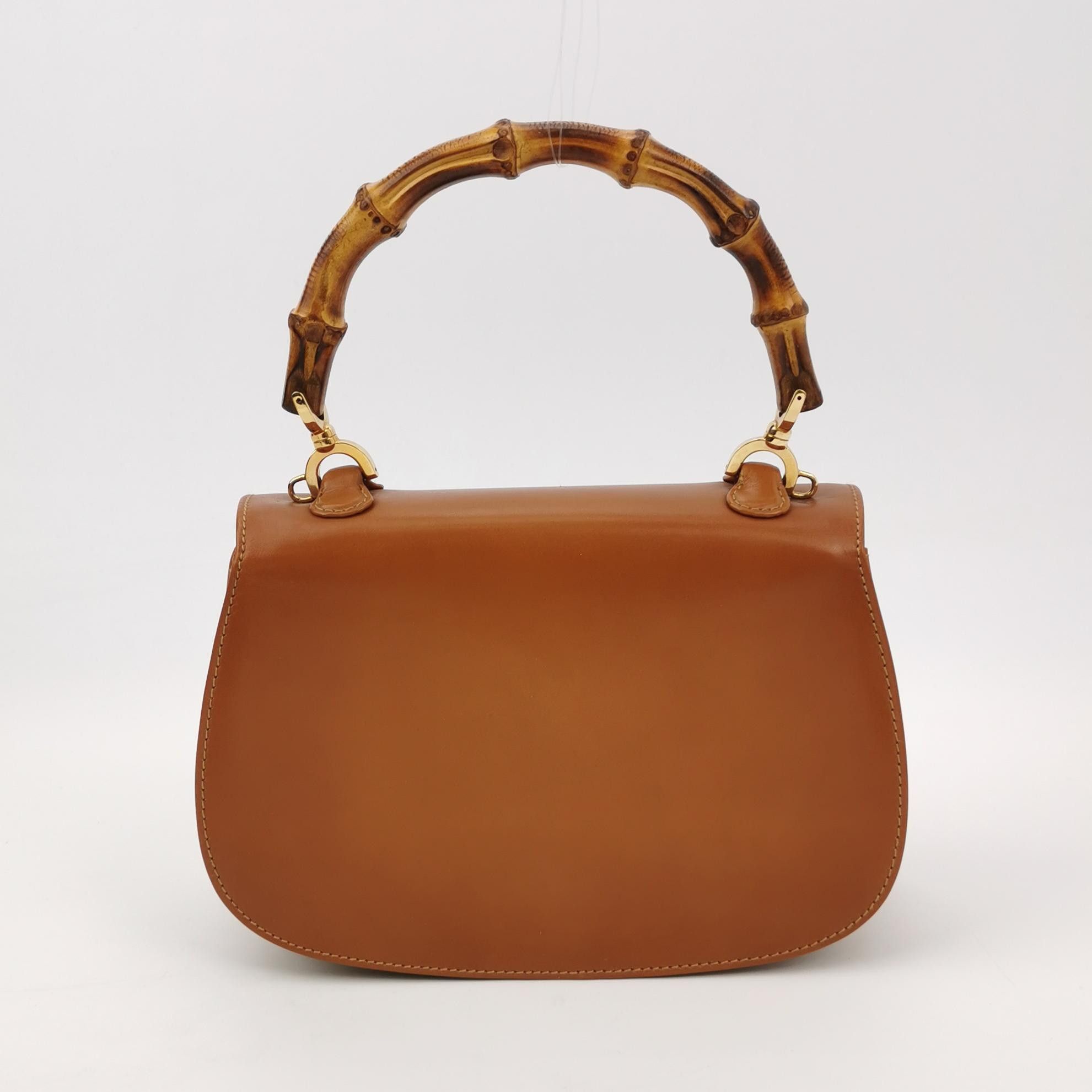Gucci Gucci Bamboo Leather Handle Bag One Size Size ONE SIZE - 5 Thumbnail