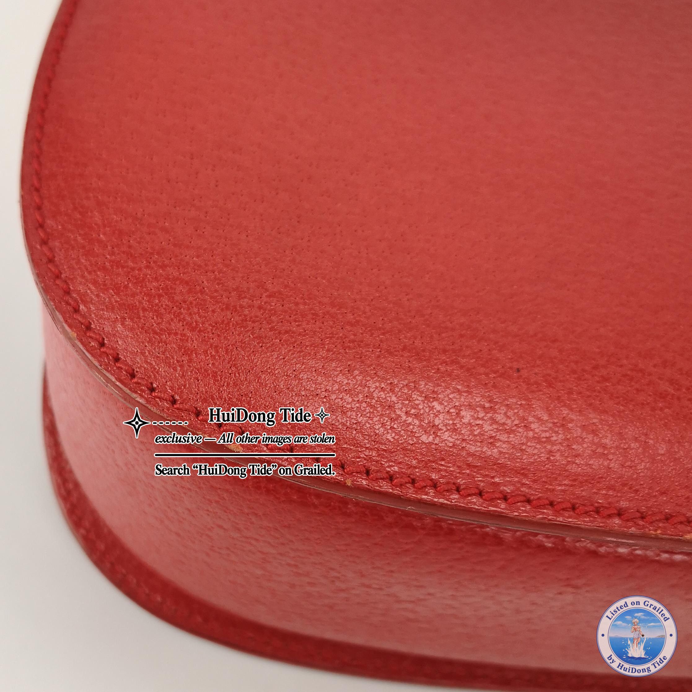 Gucci Gucci Red Leather Bamboo Handle Bag Size ONE SIZE - 13 Thumbnail