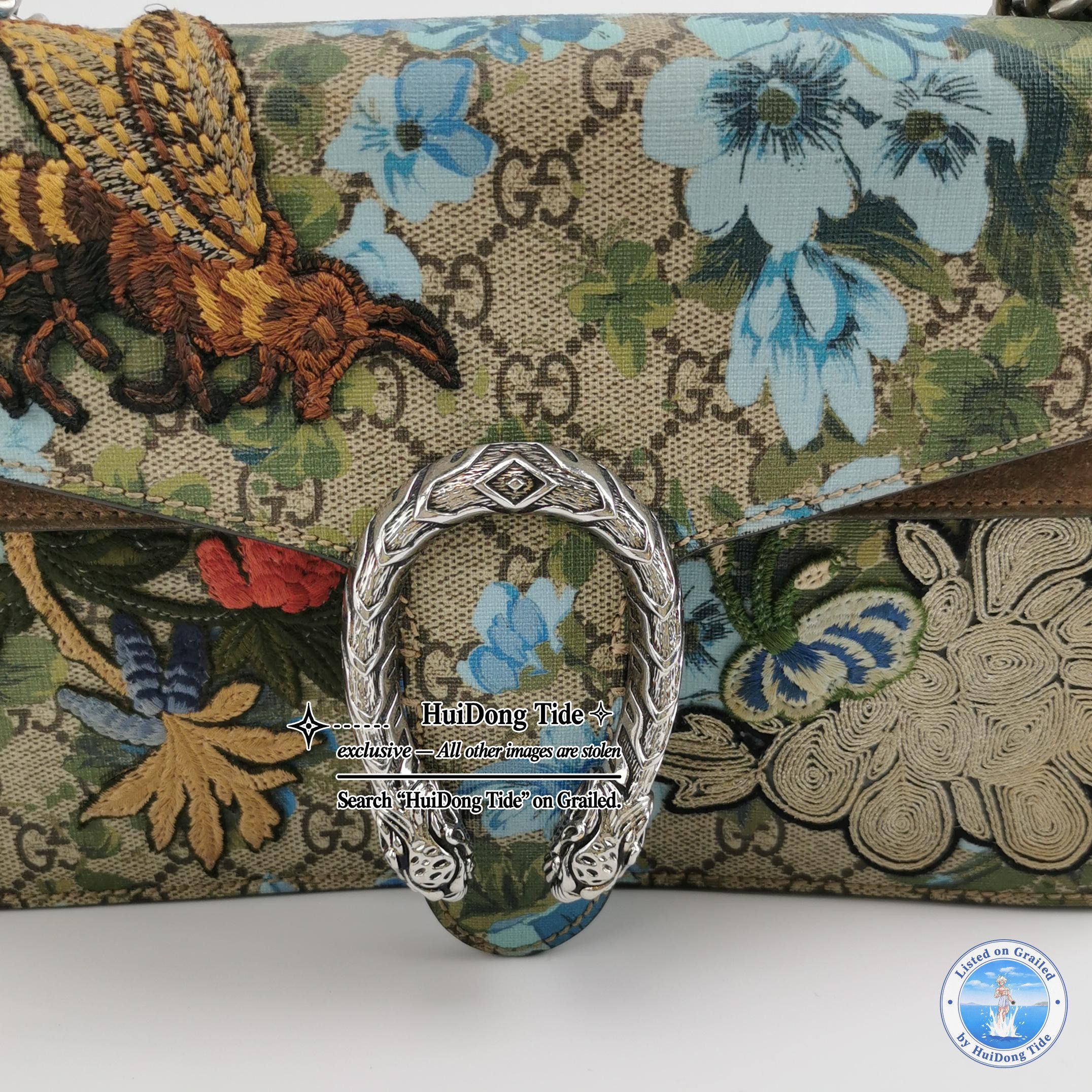 Gucci Gucci Dionysus Floral Bee Embroidered Shoulder Bag Size ONE SIZE - 8 Thumbnail