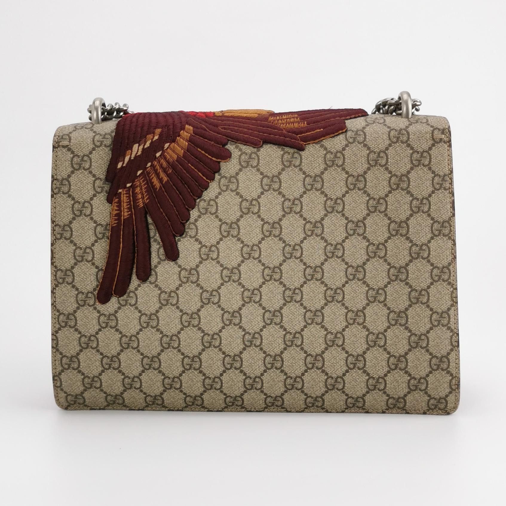 Gucci Gucci Dionysus Embroidered Bird Shoulder Bag Size ONE SIZE - 4 Thumbnail