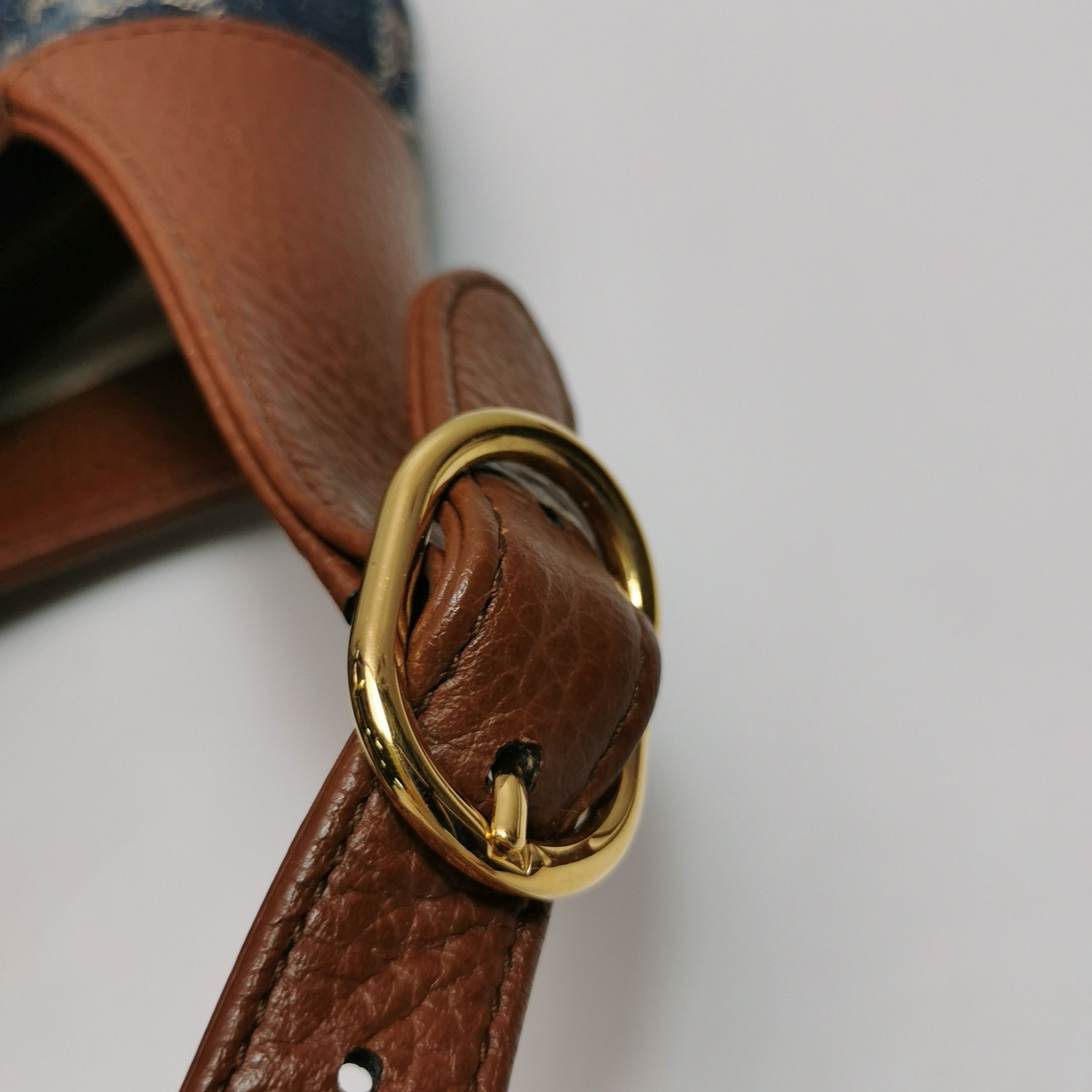 Gucci Gucci Jackie 1961 Denim Leather Shoulder Bag Size ONE SIZE - 11 Thumbnail