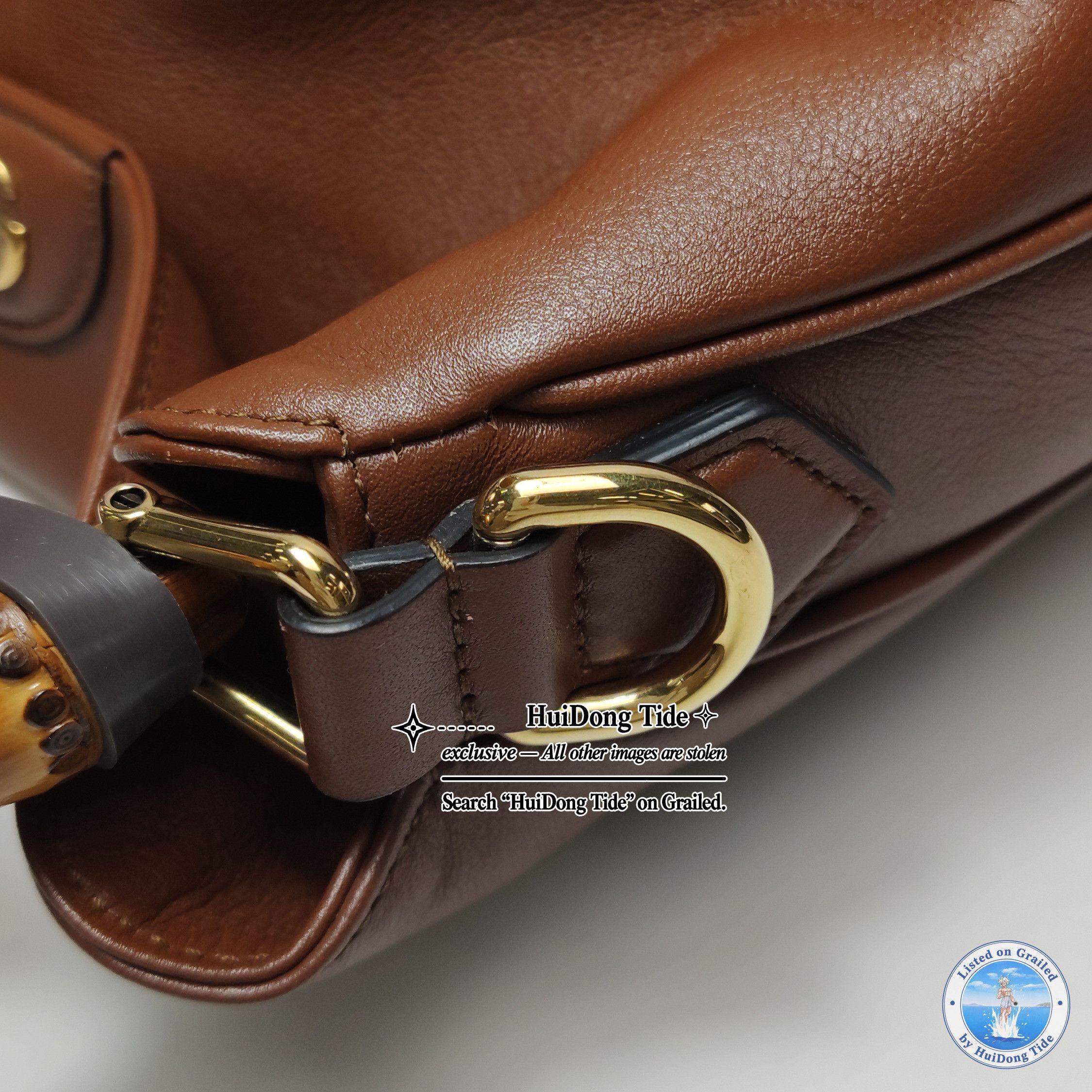 Gucci Gucci Diana Bamboo Handle Brown Leather Bag Size ONE SIZE - 12 Thumbnail