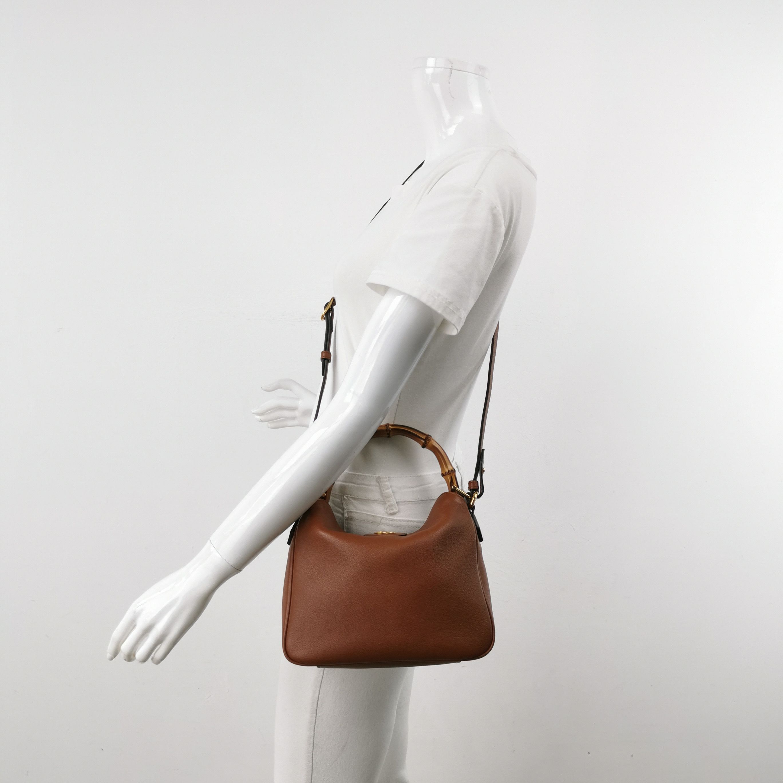 Gucci Gucci Diana Small Leather Bamboo Handle Bag Size ONE SIZE - 2 Thumbnail