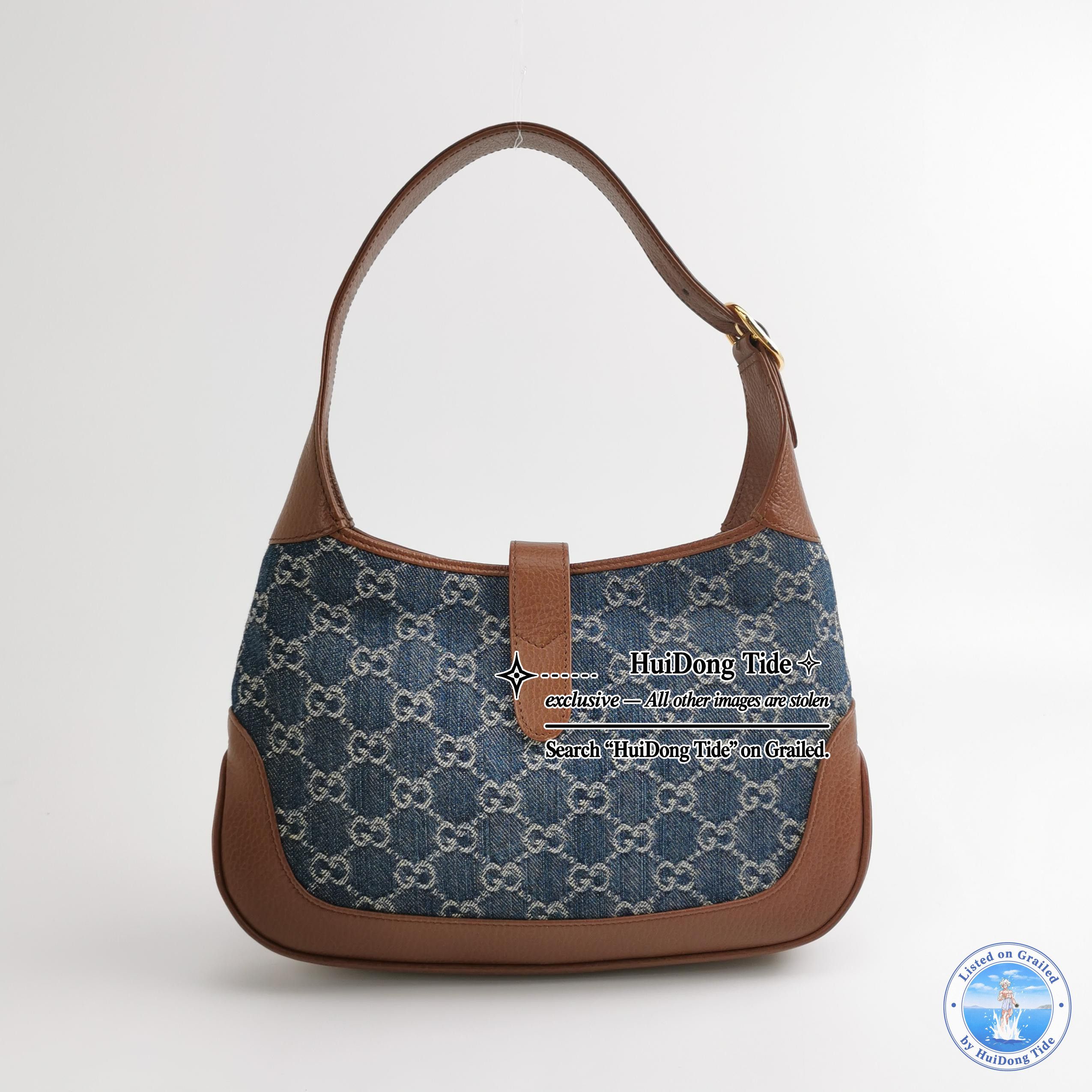 Gucci Gucci Jackie 1961 Denim Shoulder Bag Size ONE SIZE - 5 Thumbnail