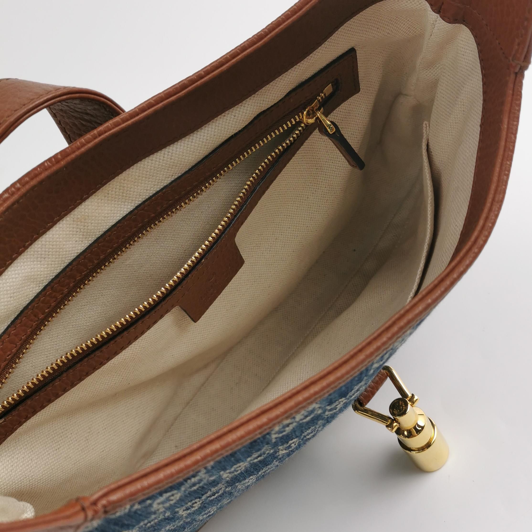 Gucci Gucci Jackie 1961 Denim Shoulder Bag Size ONE SIZE - 7 Thumbnail