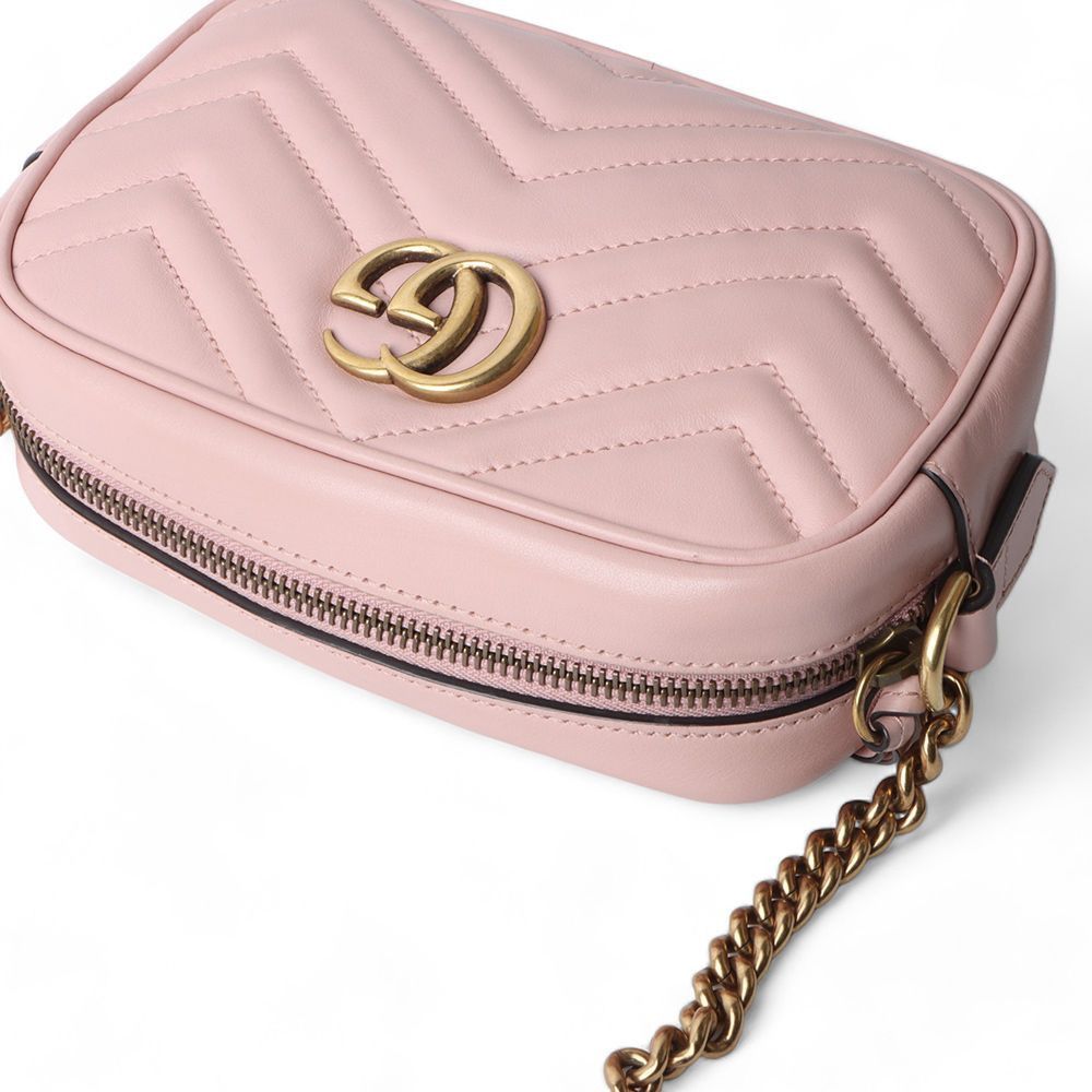 Gucci GG Marmont Matelassé Mini Crossbody Bag Size ONE SIZE - 4 Thumbnail