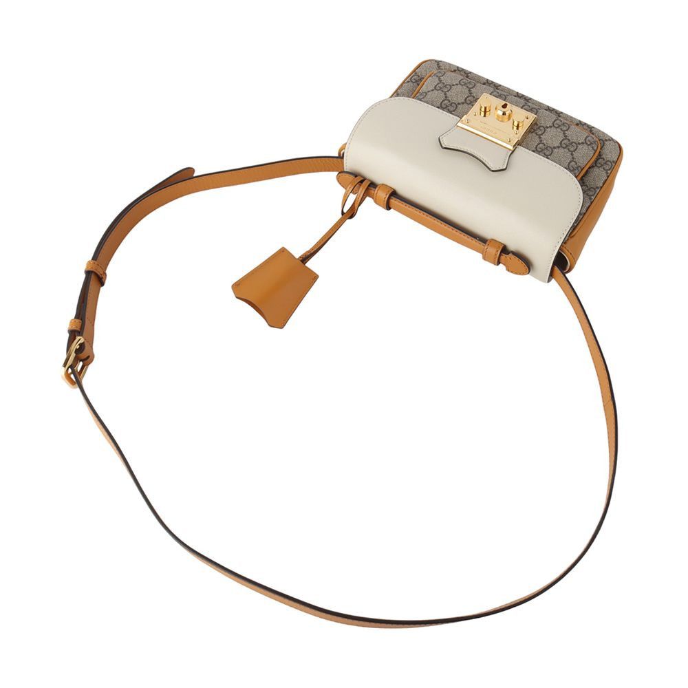 Gucci GG Supreme Padlock Top Handle Mini Crossbody Bag Size ONE SIZE - 4 Thumbnail