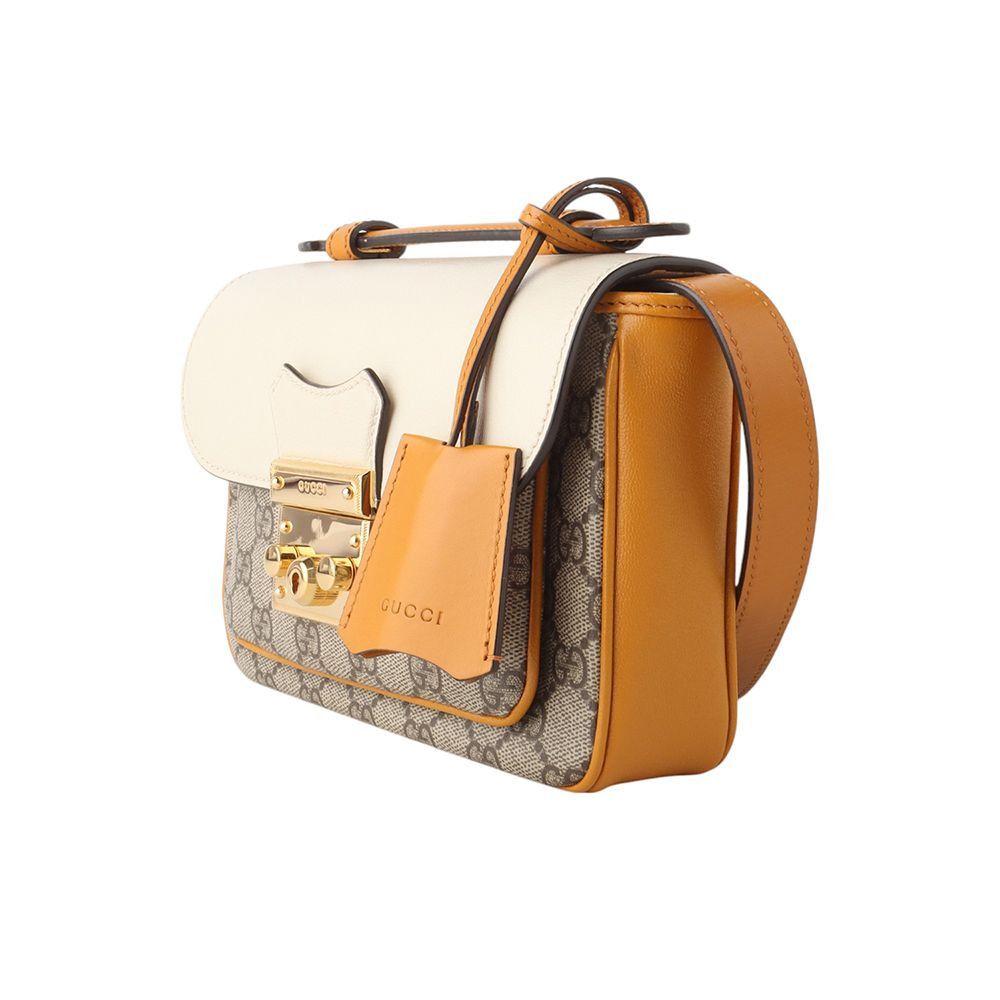 Gucci GG Supreme Padlock Top Handle Mini Crossbody Bag Size ONE SIZE - 2 Thumbnail