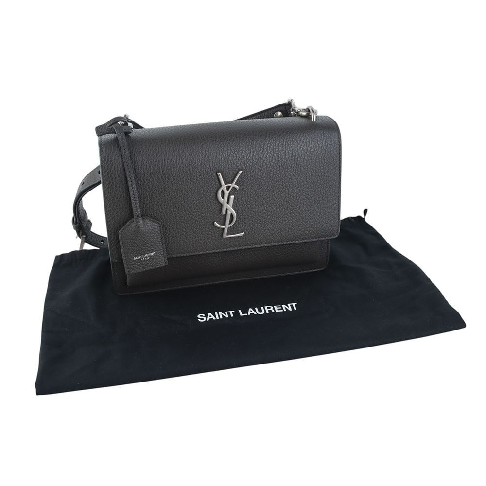 Yves Saint Laurent Sunset Satchel Bag Medium Shoulder Bag Size ONE SIZE - 8 Thumbnail
