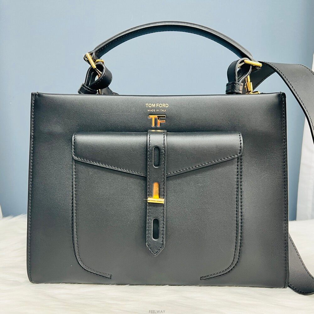 Tom Ford Tom Ford Monogram Top Handle Tote Bag Shoulder Bag Size ONE SIZE - 7 Thumbnail