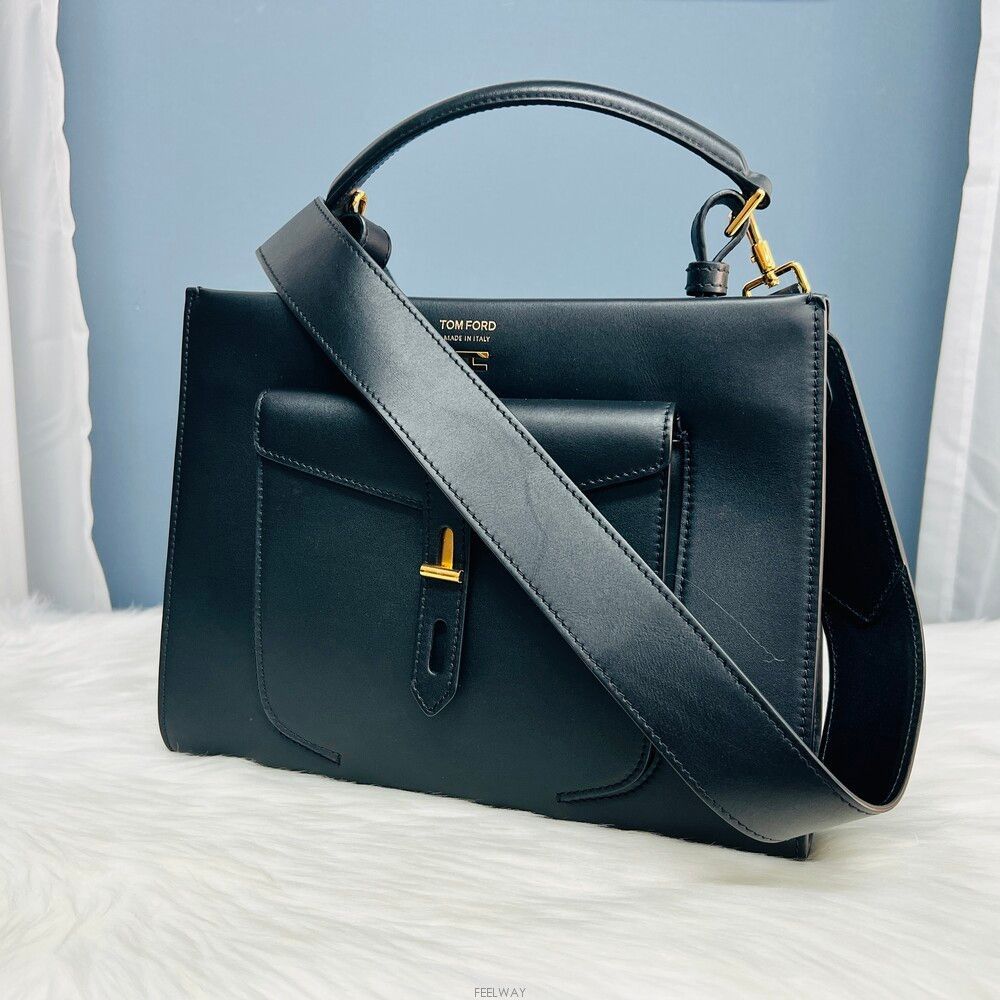 Tom Ford Tom Ford Monogram Top Handle Tote Bag Shoulder Bag Size ONE SIZE - 6 Thumbnail