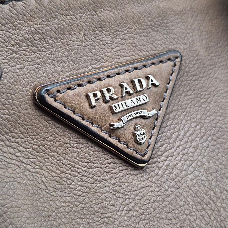 Prada Glace Calf Double Handle Tote and Shoulder Bag Size ONE SIZE - 8 Thumbnail