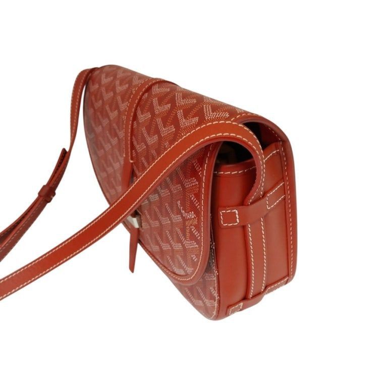 Goyard Belvedere PM Red Crossbody Bag Goyard Canvas PVC Size ONE SIZE - 8 Thumbnail