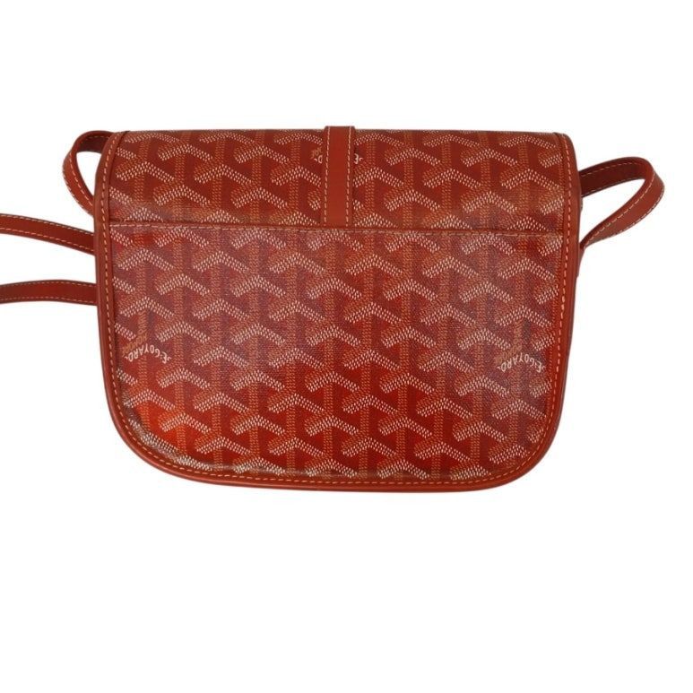 Goyard Belvedere PM Red Crossbody Bag Goyard Canvas PVC Size ONE SIZE - 6 Thumbnail