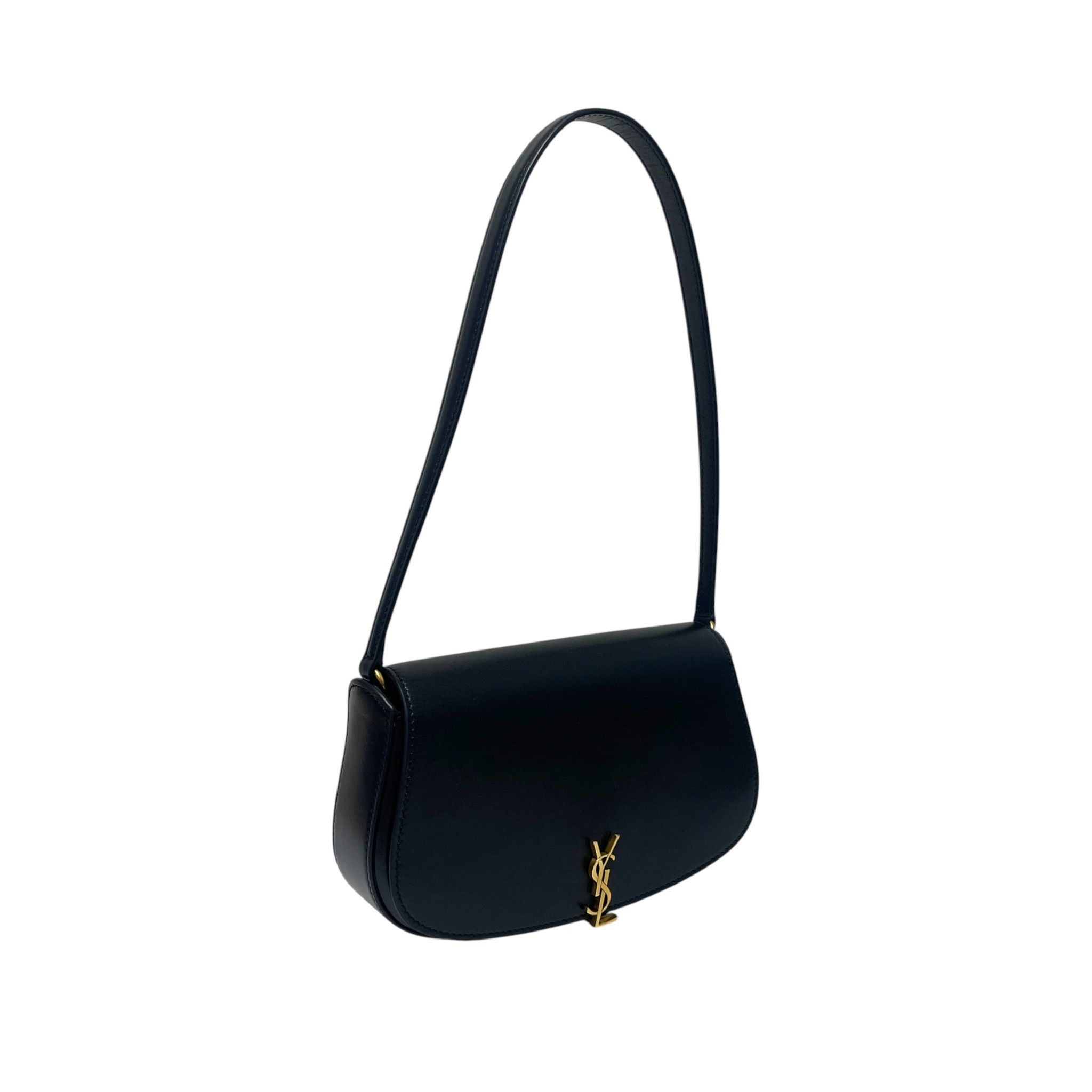 Yves Saint Laurent Black Half Moon Voltaire Mini Shoulder Bag Size ONE SIZE - 3 Thumbnail