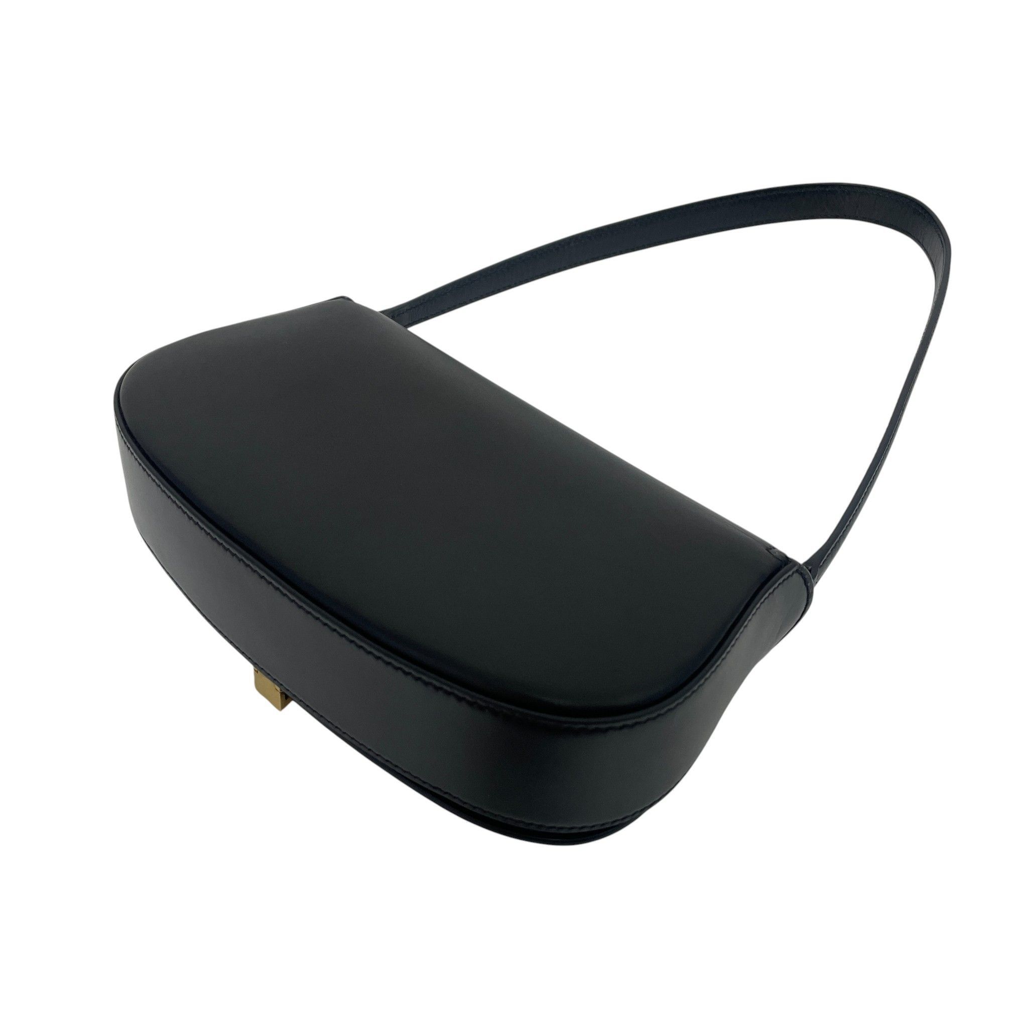 Yves Saint Laurent Black Half Moon Voltaire Mini Shoulder Bag Size ONE SIZE - 7 Thumbnail