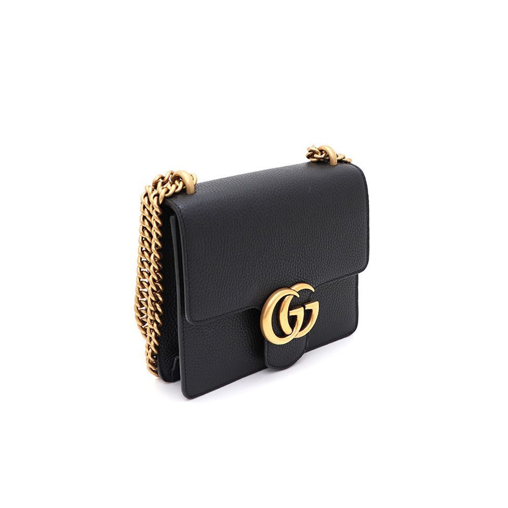 Gucci GG Marmont Gold-Tone Chain Shoulder Bag and Crossbody Bag Size ONE SIZE - 2 Thumbnail