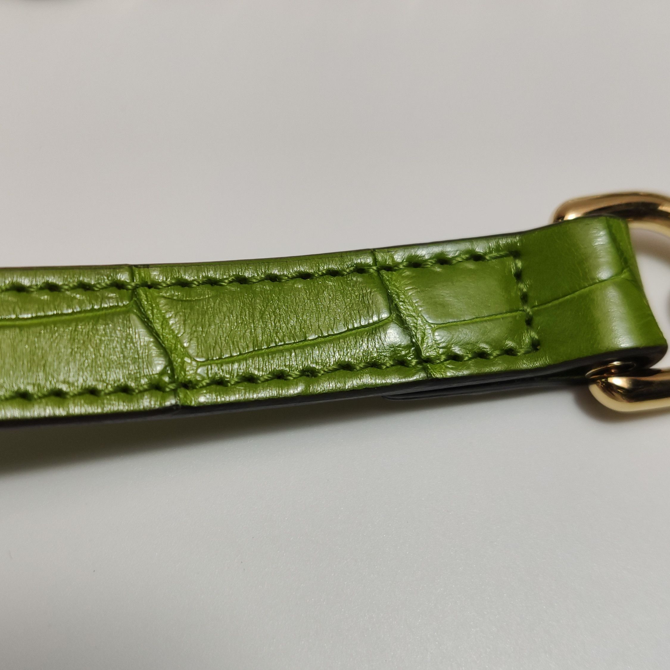 Gucci Gucci Ophidia Green Crocodile Embossed Mini Shoulder Bag Size ONE SIZE - 9 Thumbnail