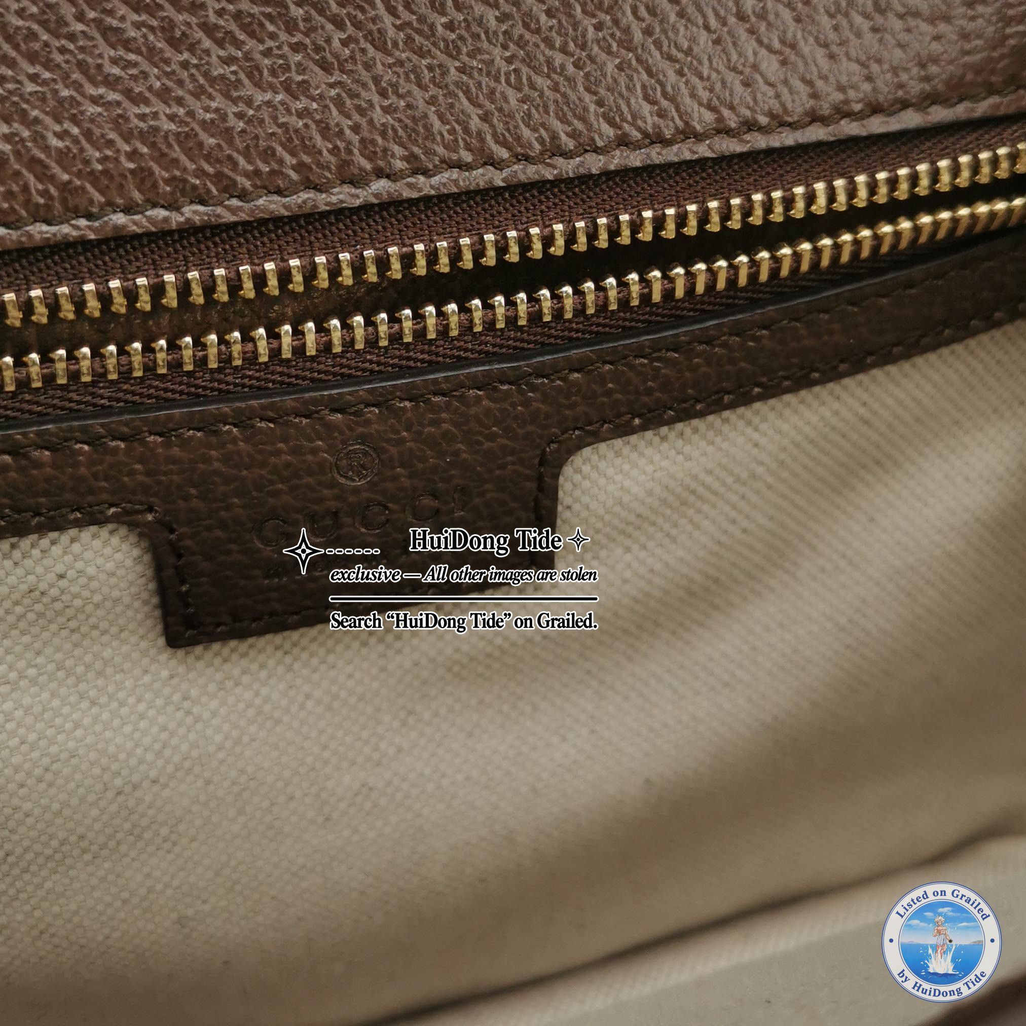 Gucci Gucci Ophidia GG Canvas Top Handle Bag Size ONE SIZE - 8 Thumbnail