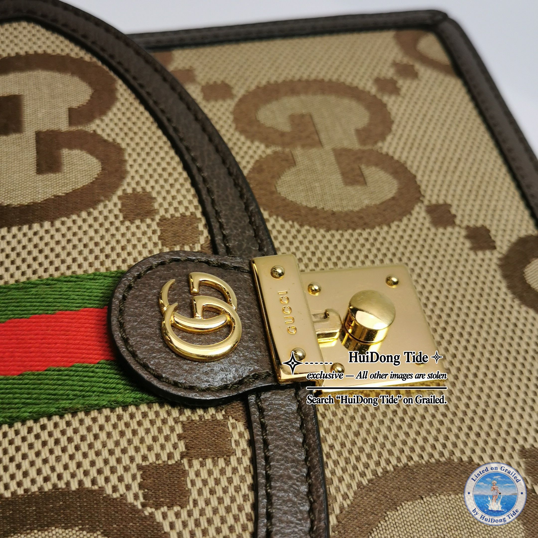 Gucci Gucci Ophidia GG Canvas Top Handle Bag Size ONE SIZE - 12 Thumbnail