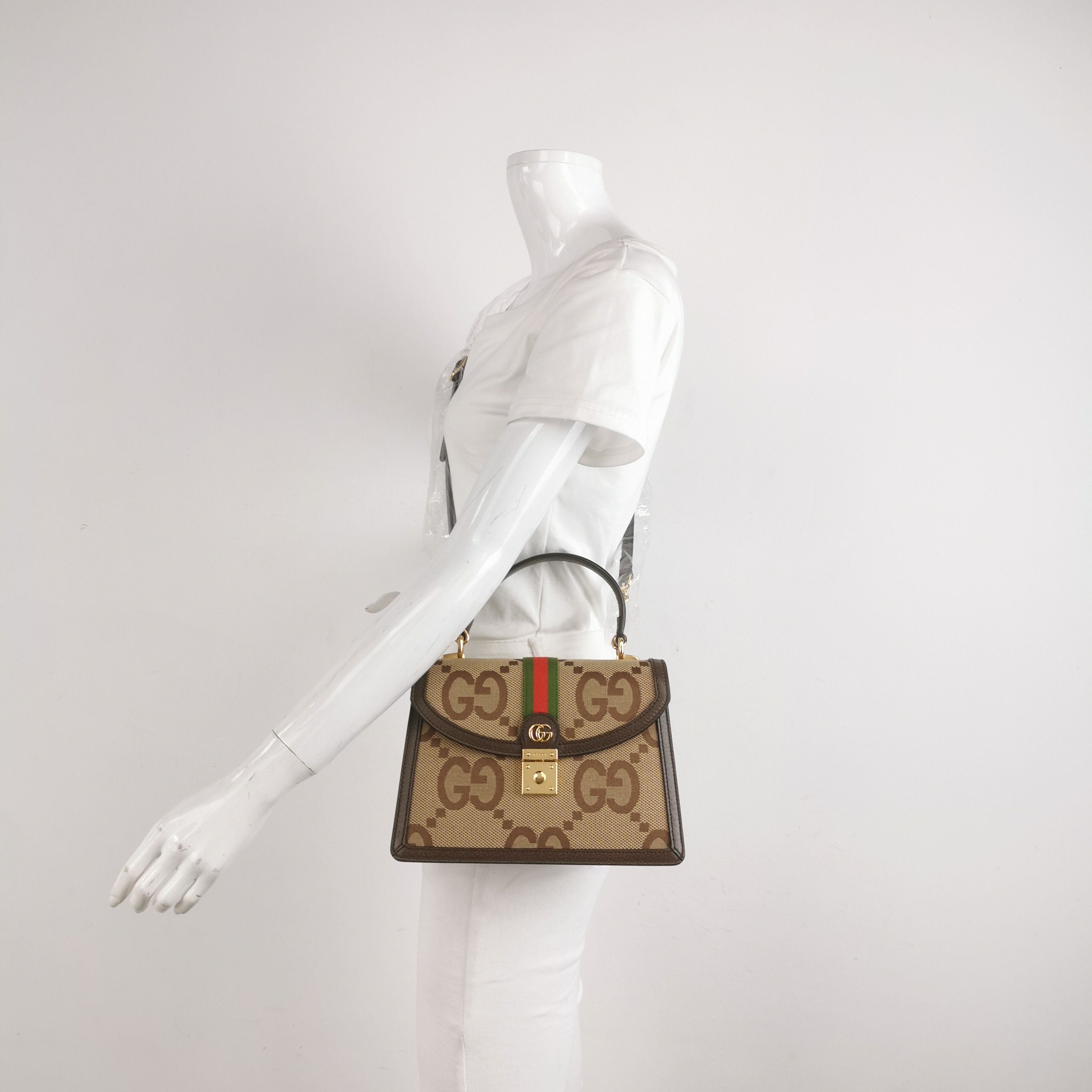 Gucci Gucci Ophidia GG Canvas Top Handle Bag Size ONE SIZE - 2 Thumbnail