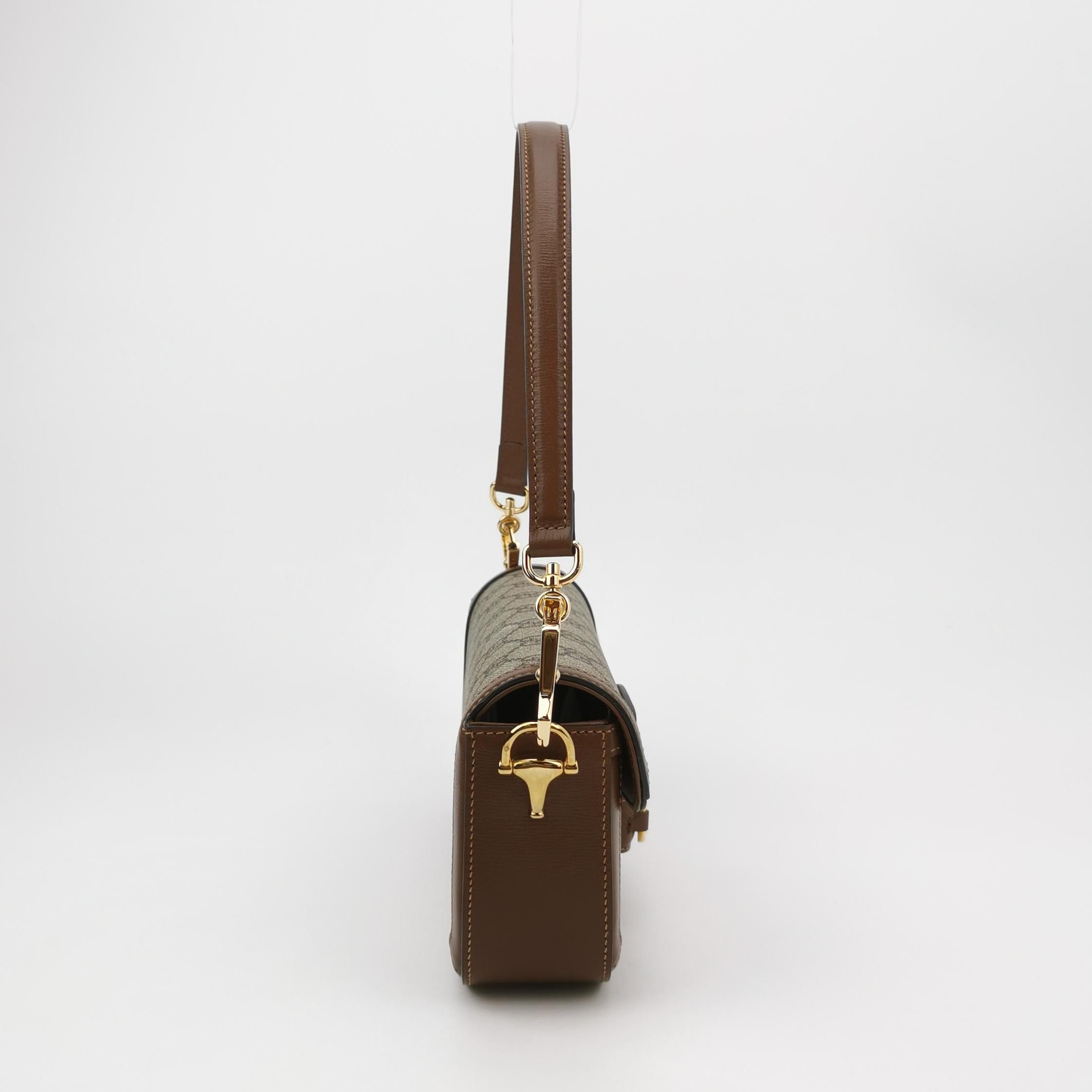 Gucci Gucci 1955 Horsebit GG Supreme Shoulder Bag Size ONE SIZE - 4 Thumbnail