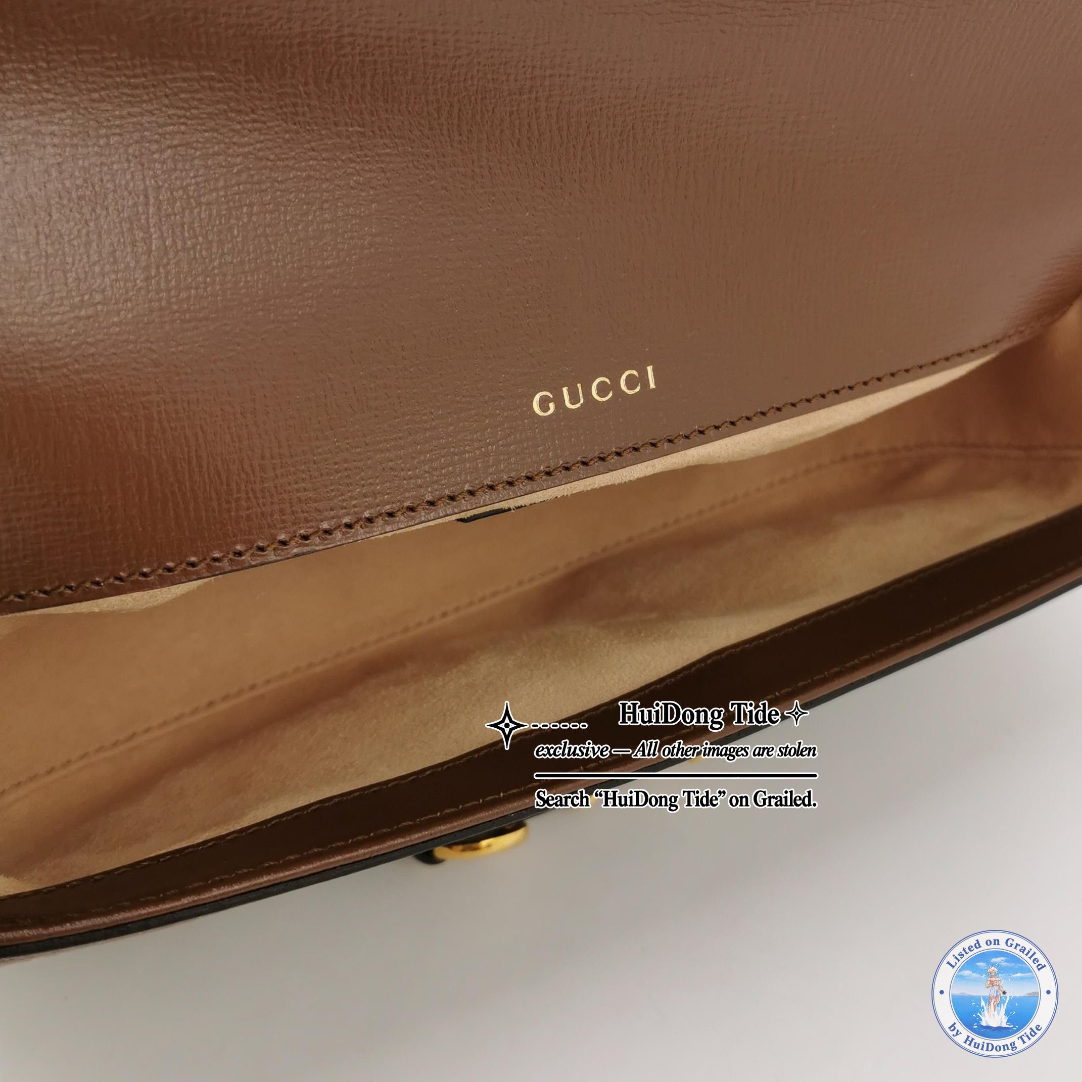 Gucci Gucci 1955 Horsebit GG Supreme Shoulder Bag Size ONE SIZE - 7 Thumbnail