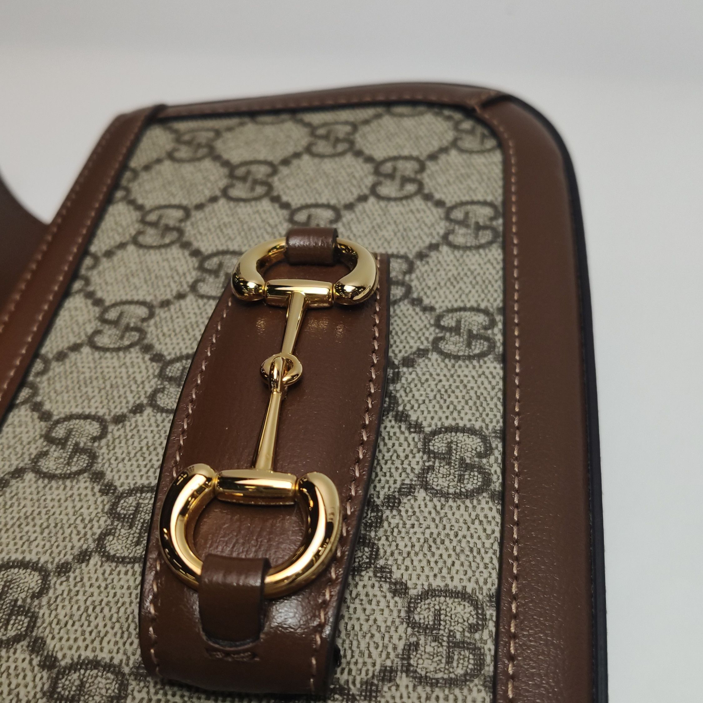Gucci Gucci 1955 Horsebit GG Supreme Shoulder Bag Size ONE SIZE - 12 Thumbnail