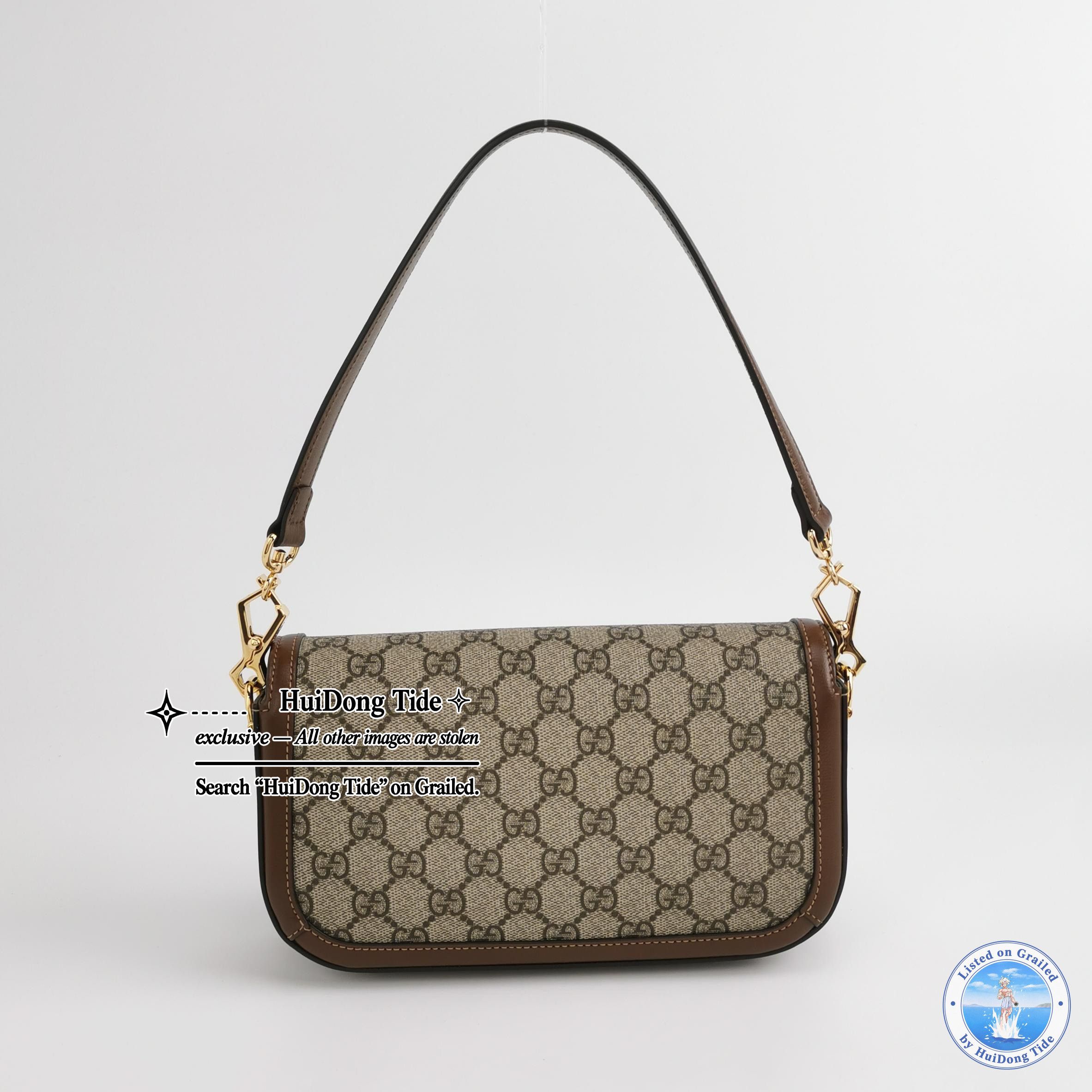Gucci Gucci 1955 Horsebit GG Supreme Shoulder Bag Size ONE SIZE - 5 Thumbnail