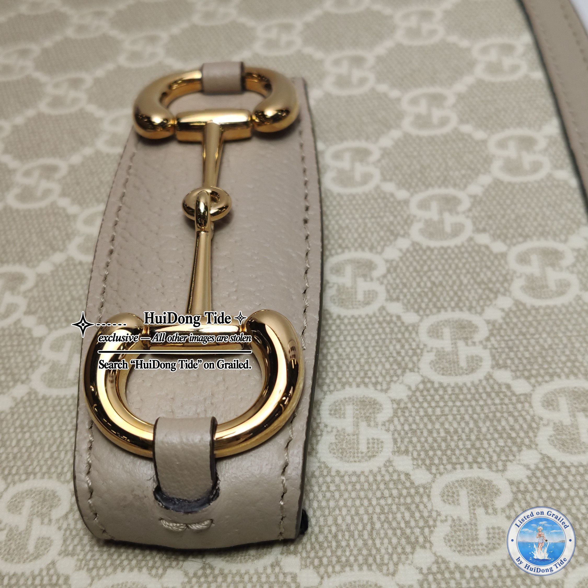 Gucci Gucci 1955 GG Supreme Horsebit Shoulder Bag Size ONE SIZE - 10 Thumbnail