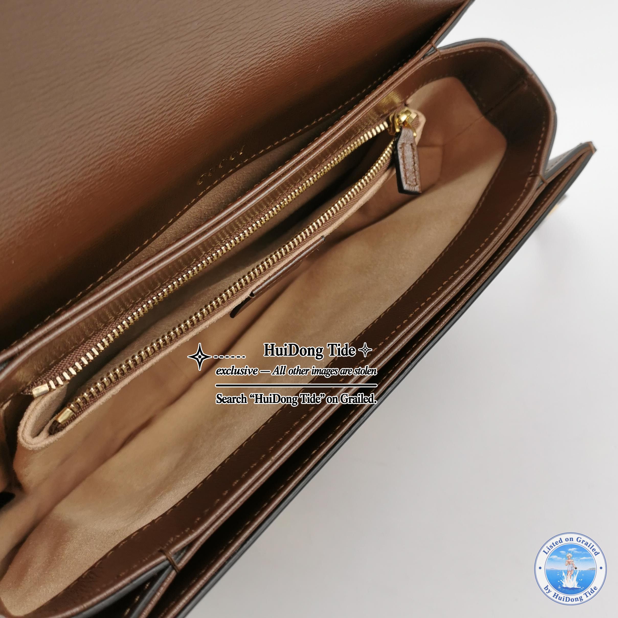 Gucci Gucci 1955 GG Supreme Horsebit Shoulder Bag Size ONE SIZE - 7 Thumbnail