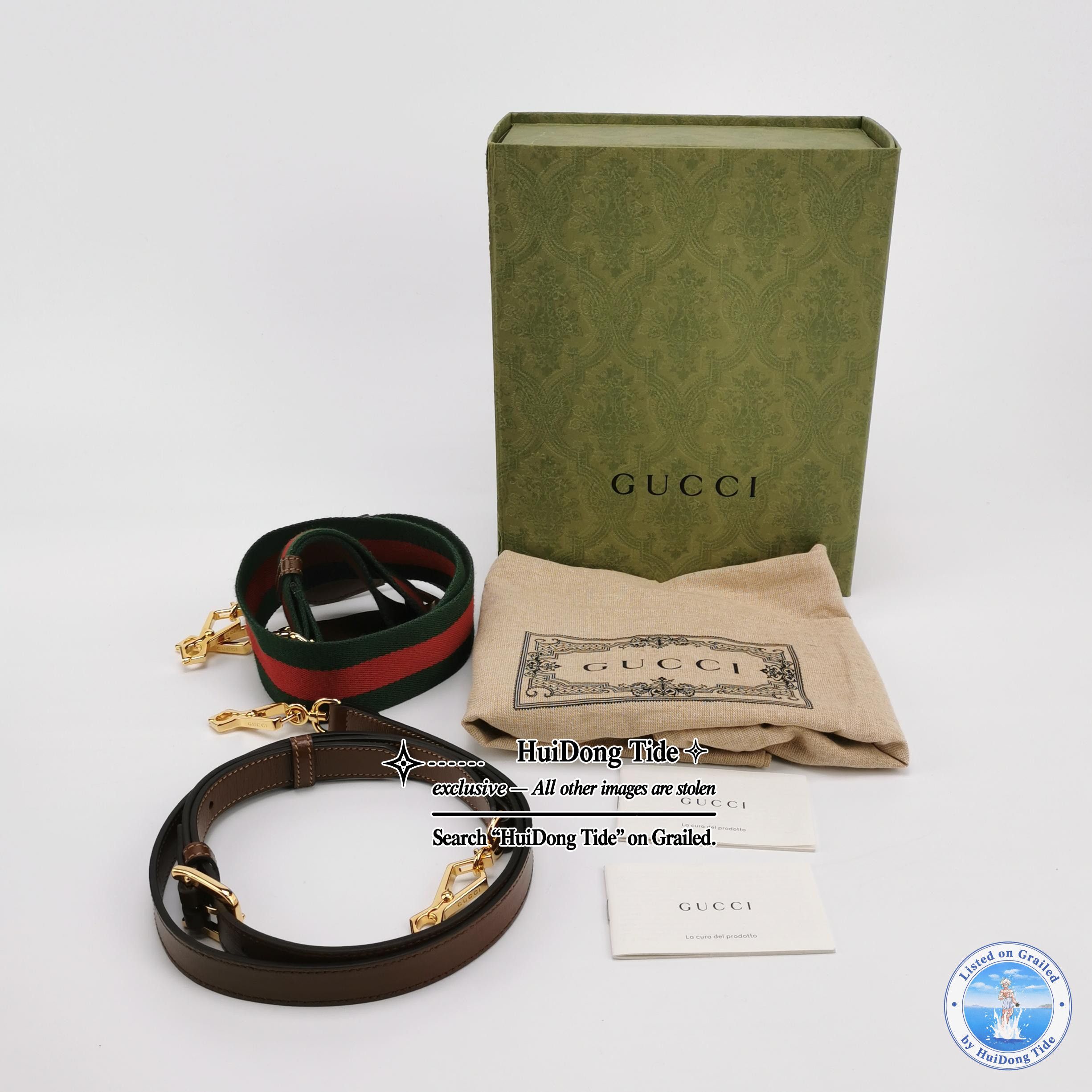 Gucci Gucci 1955 Horsebit GG Canvas Shoulder Bag Size ONE SIZE - 9 Thumbnail