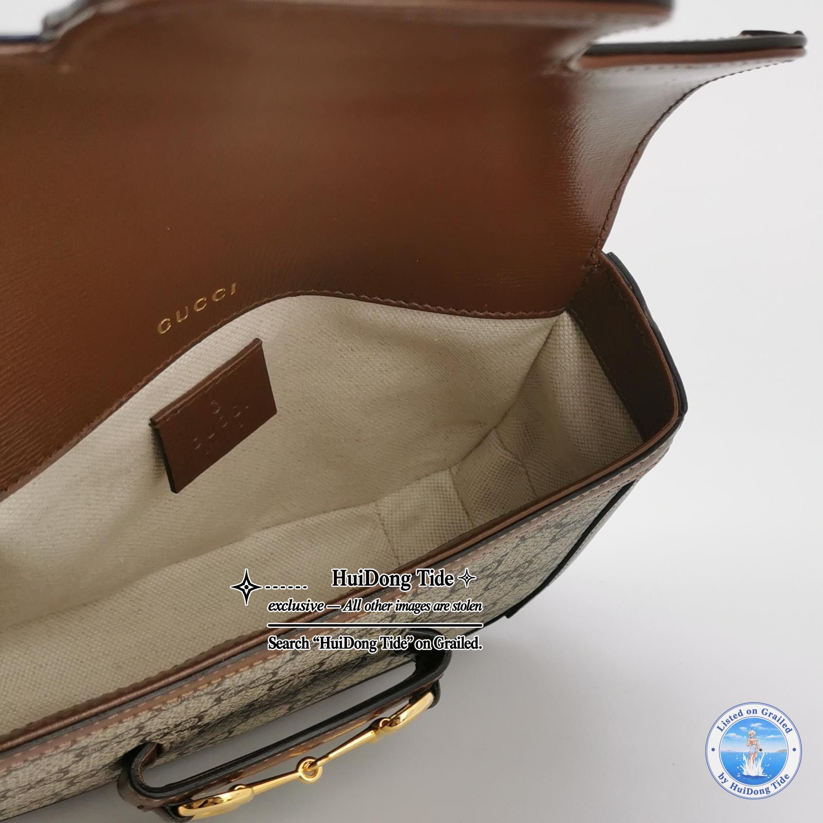 Gucci Gucci 1955 Horsebit GG Canvas Shoulder Bag Size ONE SIZE - 7 Thumbnail