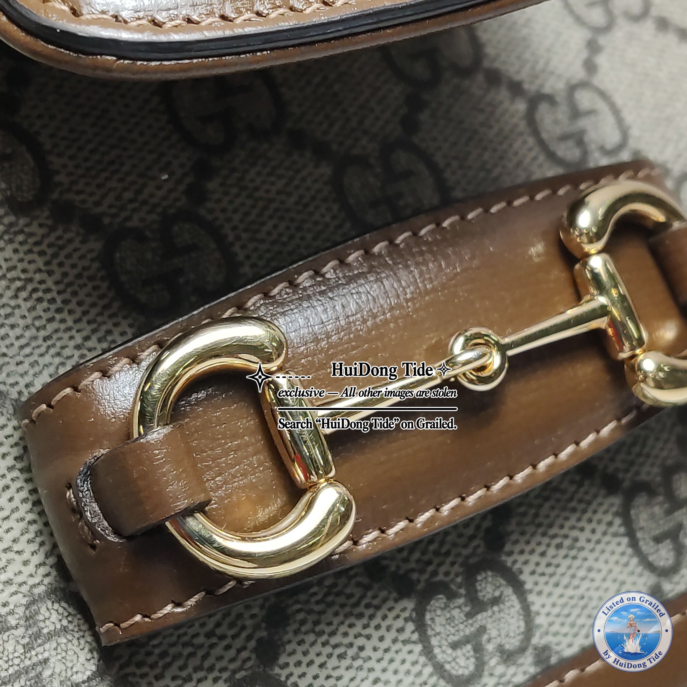 Gucci Gucci 1955 GG Supreme Horsebit Shoulder Bag Size ONE SIZE - 11 Thumbnail