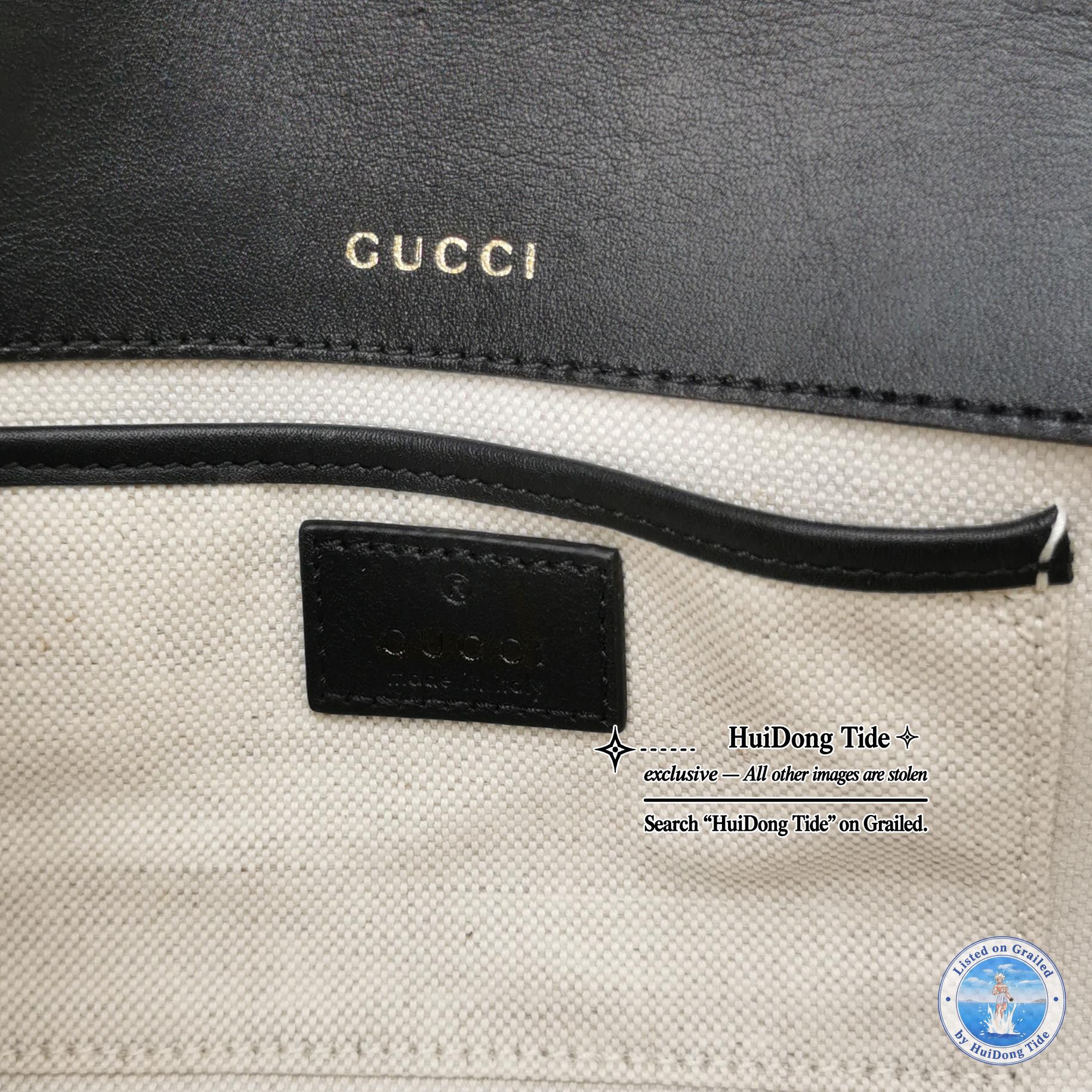 Gucci Gucci 1955 GG Supreme Horsebit Shoulder Bag ONE SIZE Size ONE SIZE - 8 Thumbnail