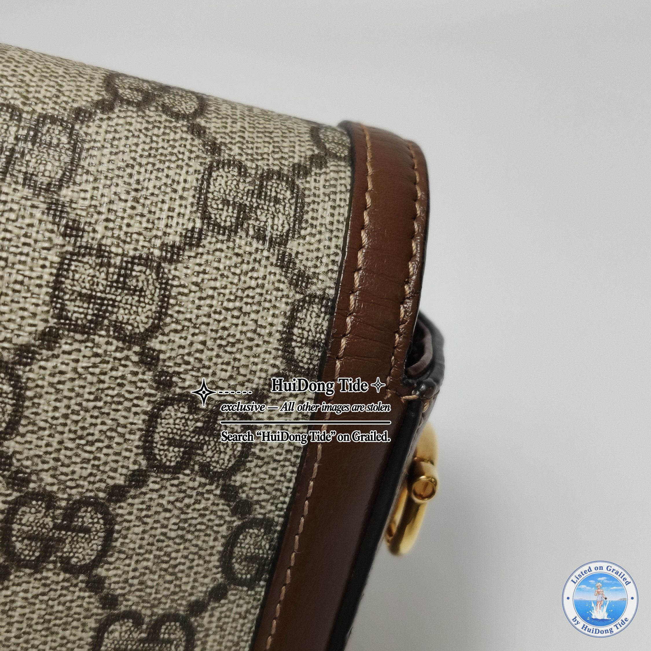 Gucci Gucci 1955 GG Supreme Horsebit Shoulder Bag Size ONE SIZE - 17 Thumbnail