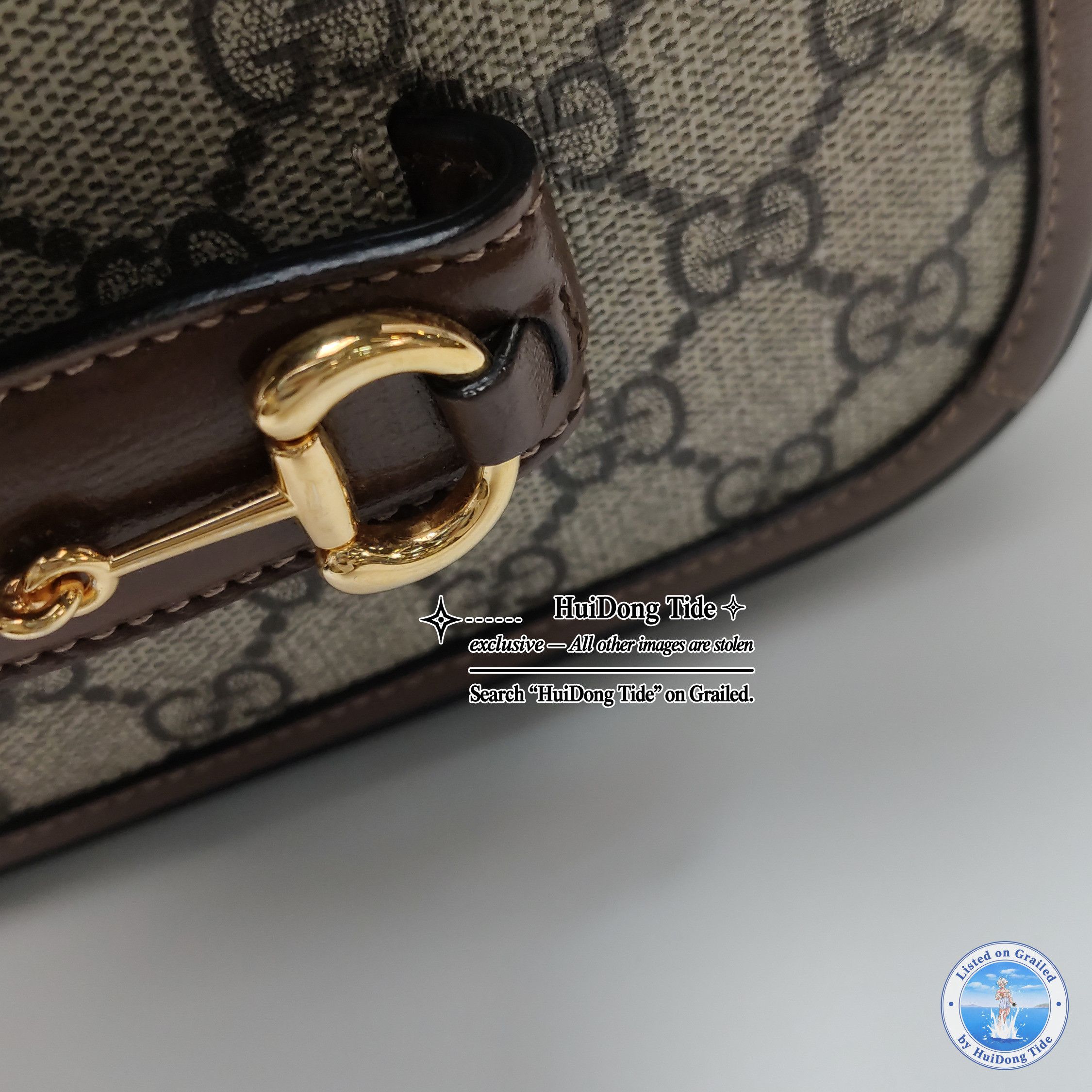 Gucci Gucci 1955 GG Supreme Horsebit Shoulder Bag Size ONE SIZE - 14 Thumbnail